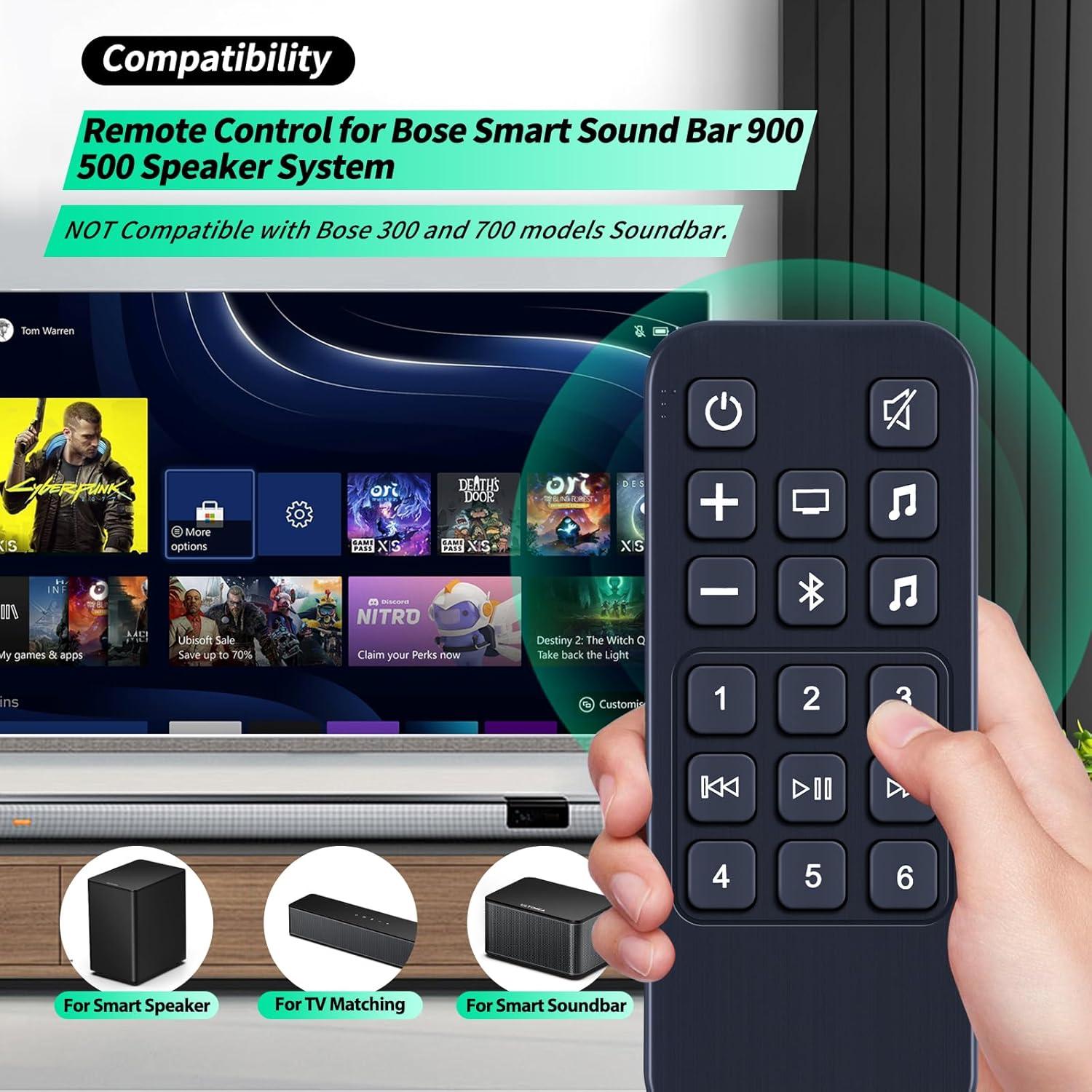 Control Remoto Reemplazo Bose Smart Sound Bar 500/900