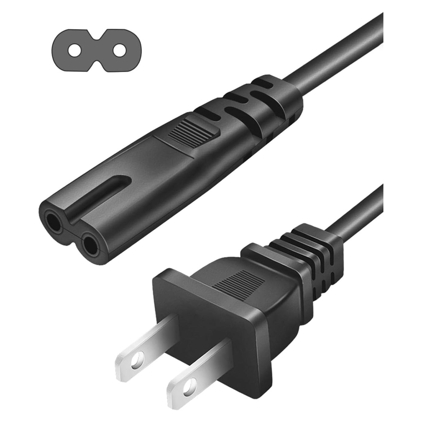 Cable de Alimentación CA 1.83m Lenmu Mica para Altavoces y Barras de Sonido