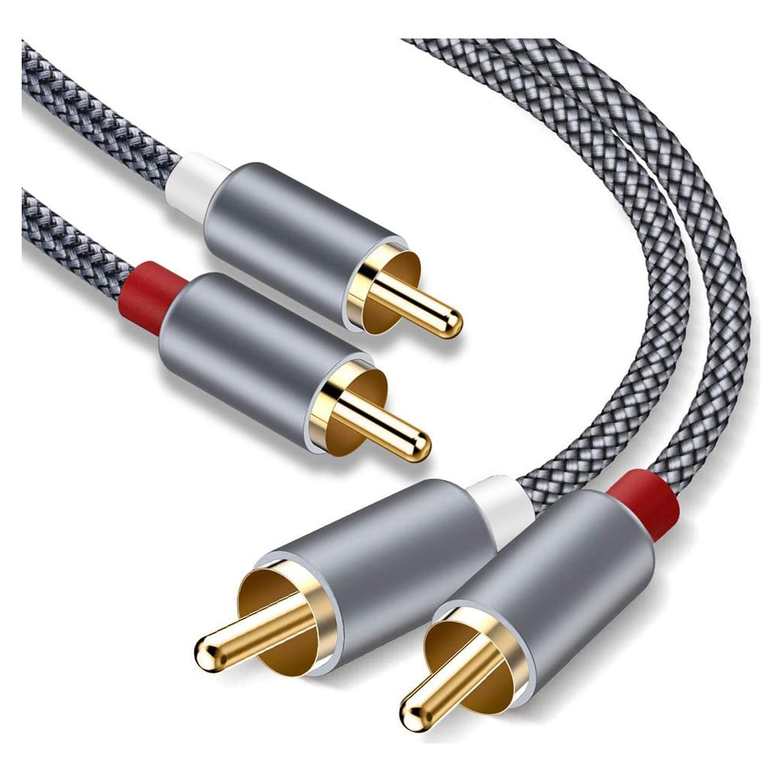 Cable RCA Goalfish 2Macho a 2Macho 1.83m Audio Estéreo