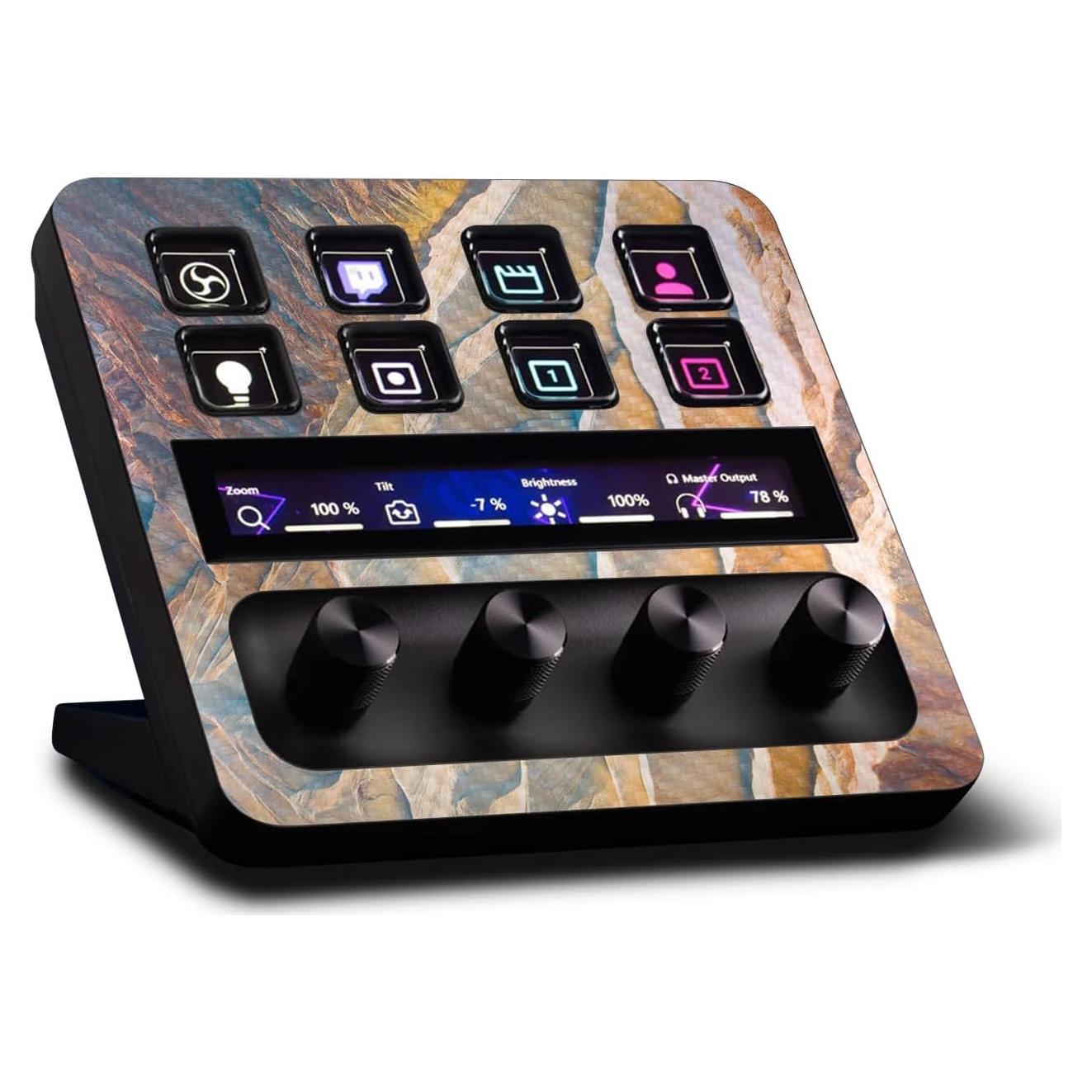 Carcasa de Fibra de Carbono MightySkins para Elgato Stream Deck +