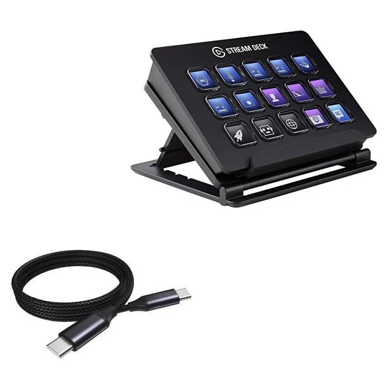 Cable USB-C BoxWave 1m para Elgato Stream Deck 100W