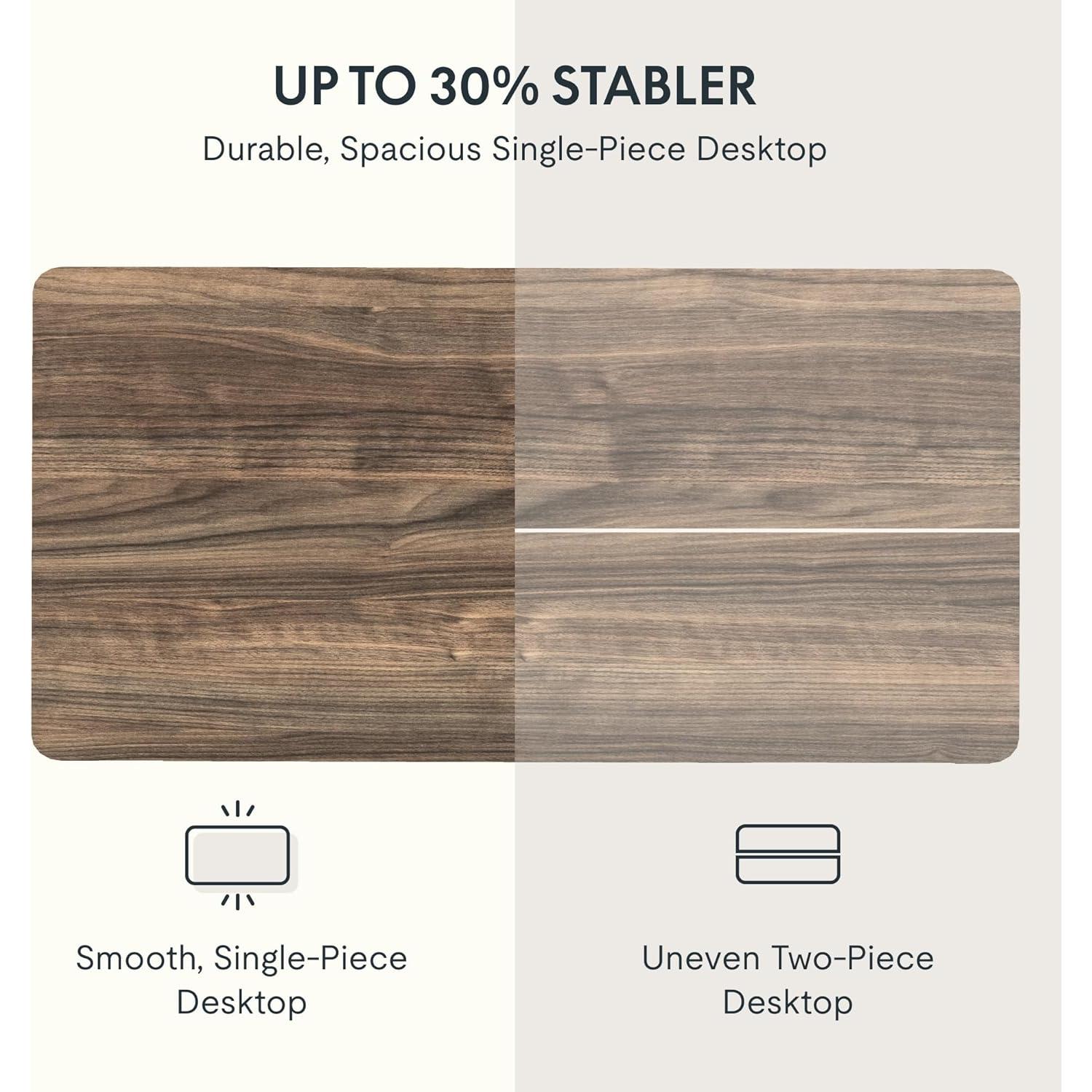 Escritorio Ajustable FLEXISPOT 55x28" Nogal Negro