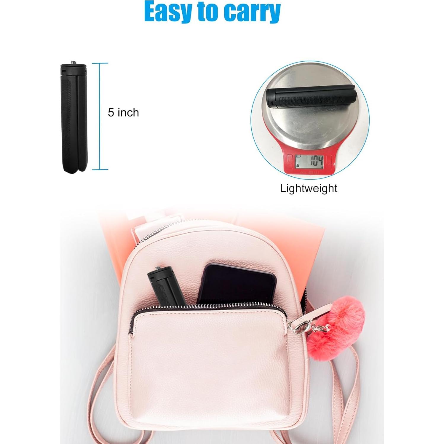 Trípode Mini Ajustable Khazylorr para Webcam y Cámara