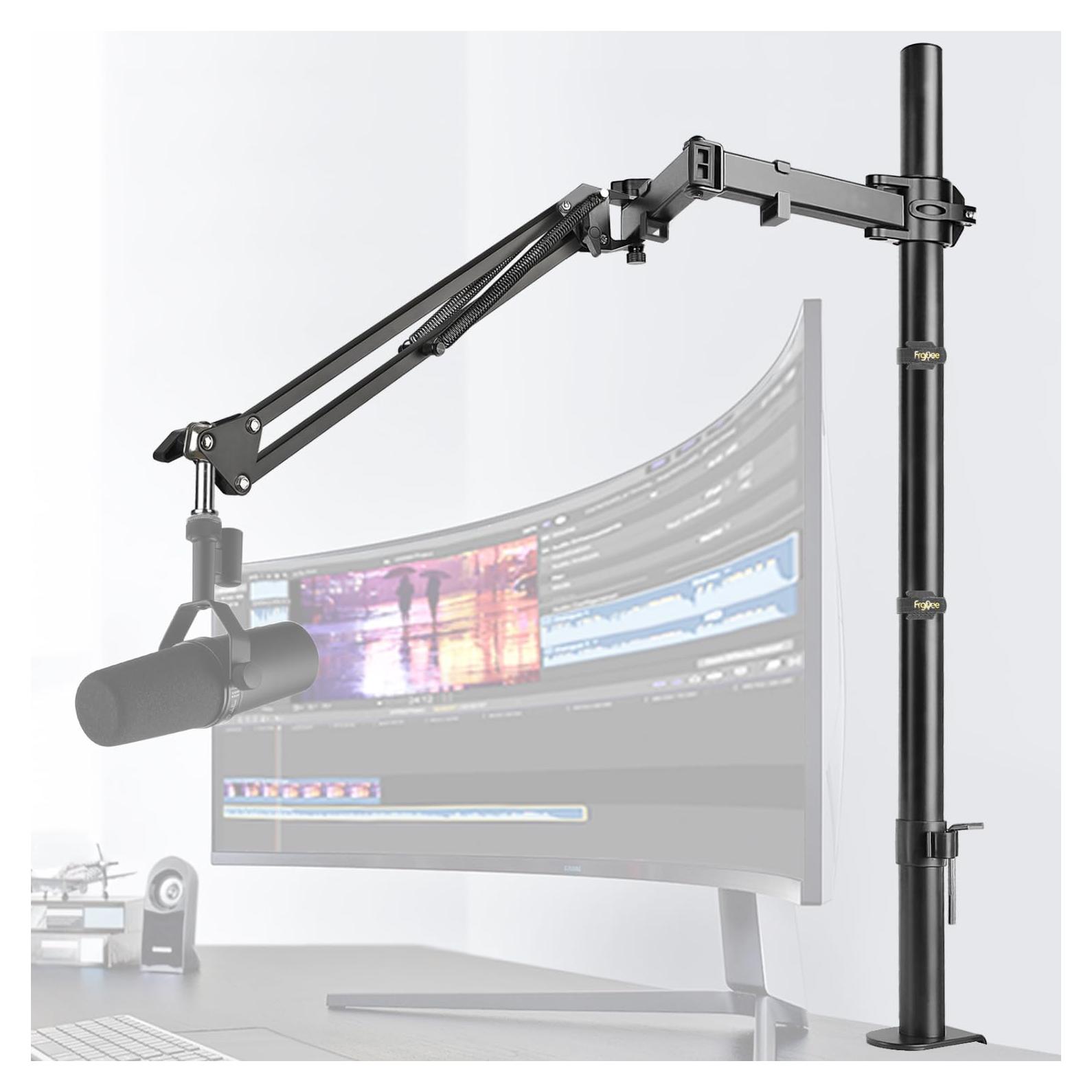 Brazo de Micrófono Frgyee Ajustable para Shure SM7B y Blue Yeti