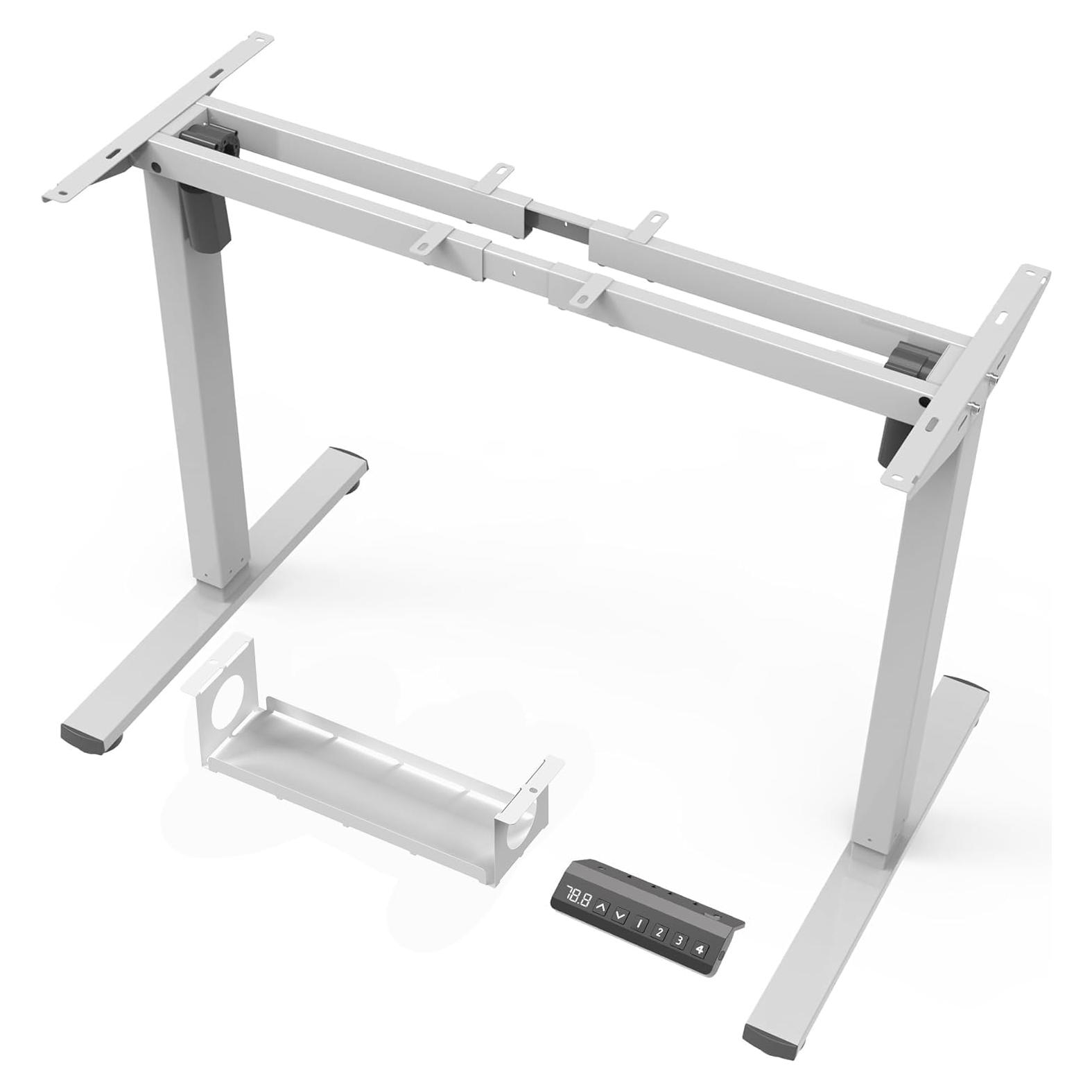 Marco de Escritorio Elevable Eléctrico PiomuDek ED04N Blanco 150kg