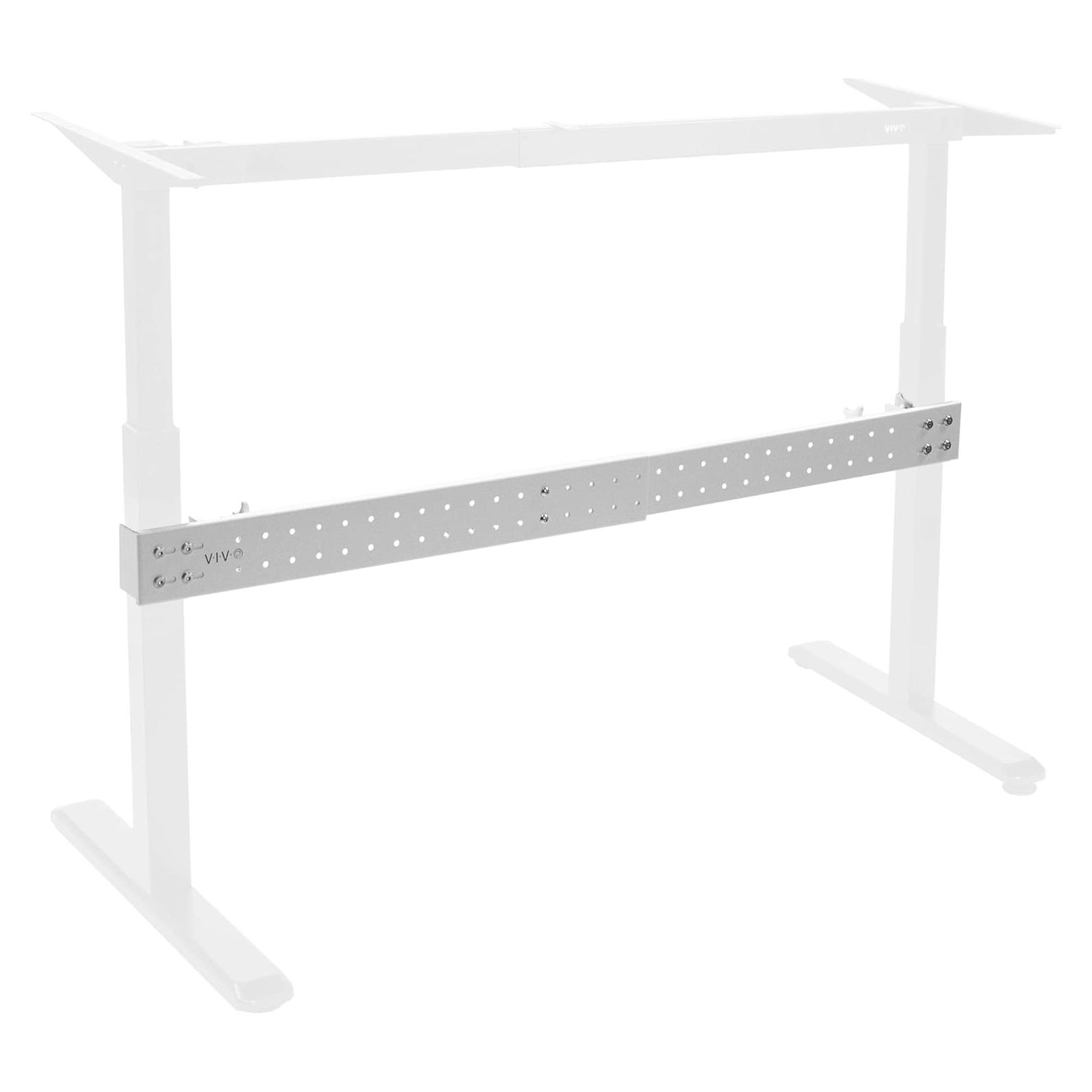 Barra Estabilizadora de Acero VIVO Blanca para Escritorio 91.4-156.5 cm