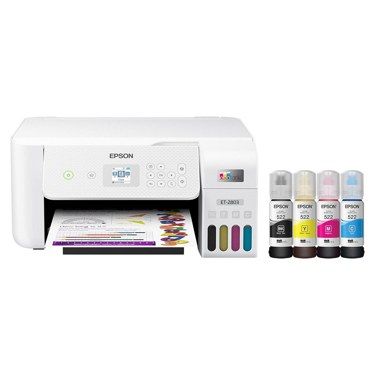 Impresora Todo-en-Uno Inalámbrica Epson EcoTank ET-2803