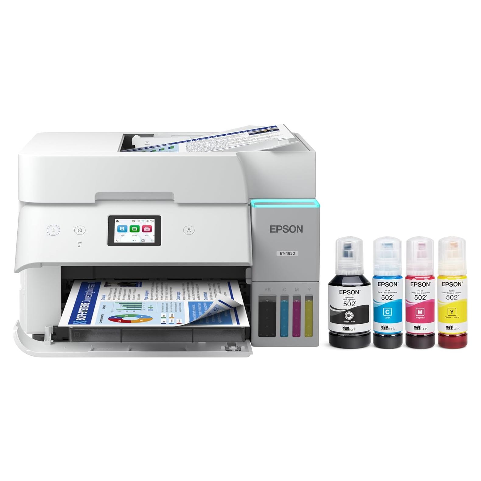 Impresora Multifuncional Epson EcoTank ET-4950 Inalámbrica