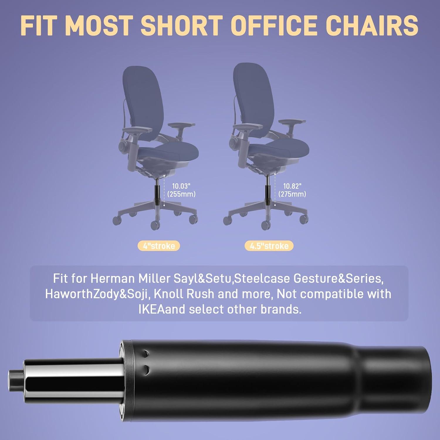 Cilindro de Elevación para Silla de Oficina SINOLUXE 10.16 cm