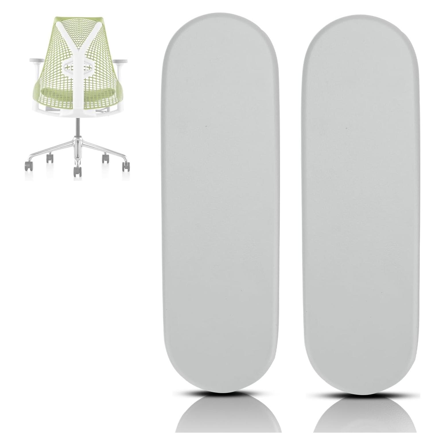 Reemplazo Almohadillas Reposabrazos Herman Miller Sayl Gris (1-Par)