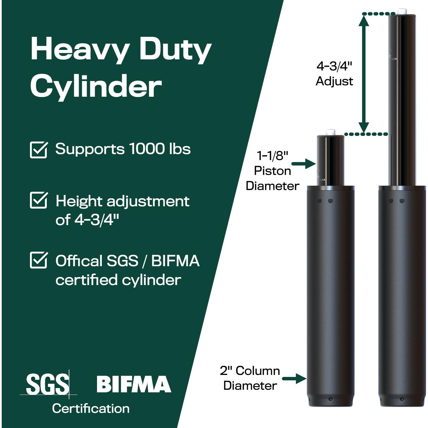 Cilindro de Silla de Oficina The Office Oasis - Reemplazo Universal