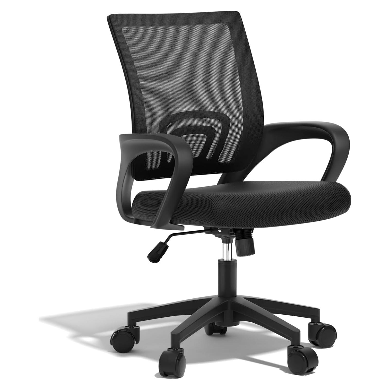 Silla de Oficina Ergonómica Polias Negra - Soporta 150kg