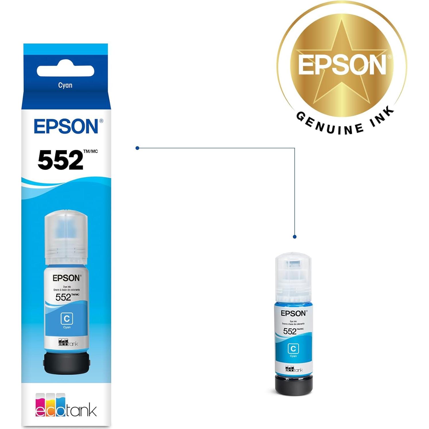 Tinta Epson EcoTank Cian 70 mL para ET-8500 ET-8550