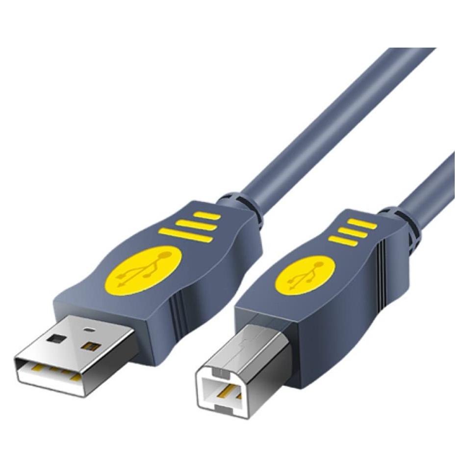 Cable de Impresora USB 2.0 Qjin 3 Metros para Canon, Epson, HP