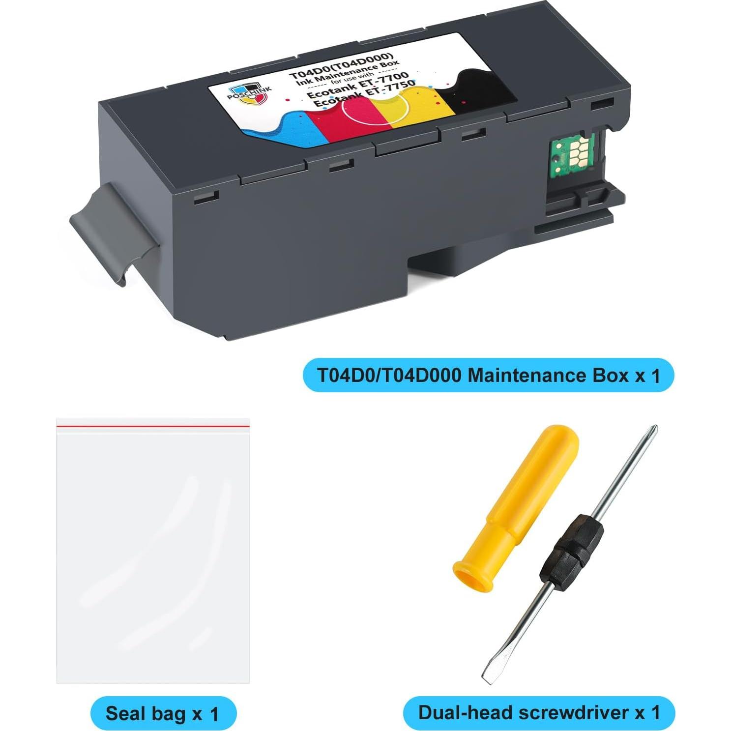 Caja de Mantenimiento de Tinta T04D0 Compatible Epson Ecotank