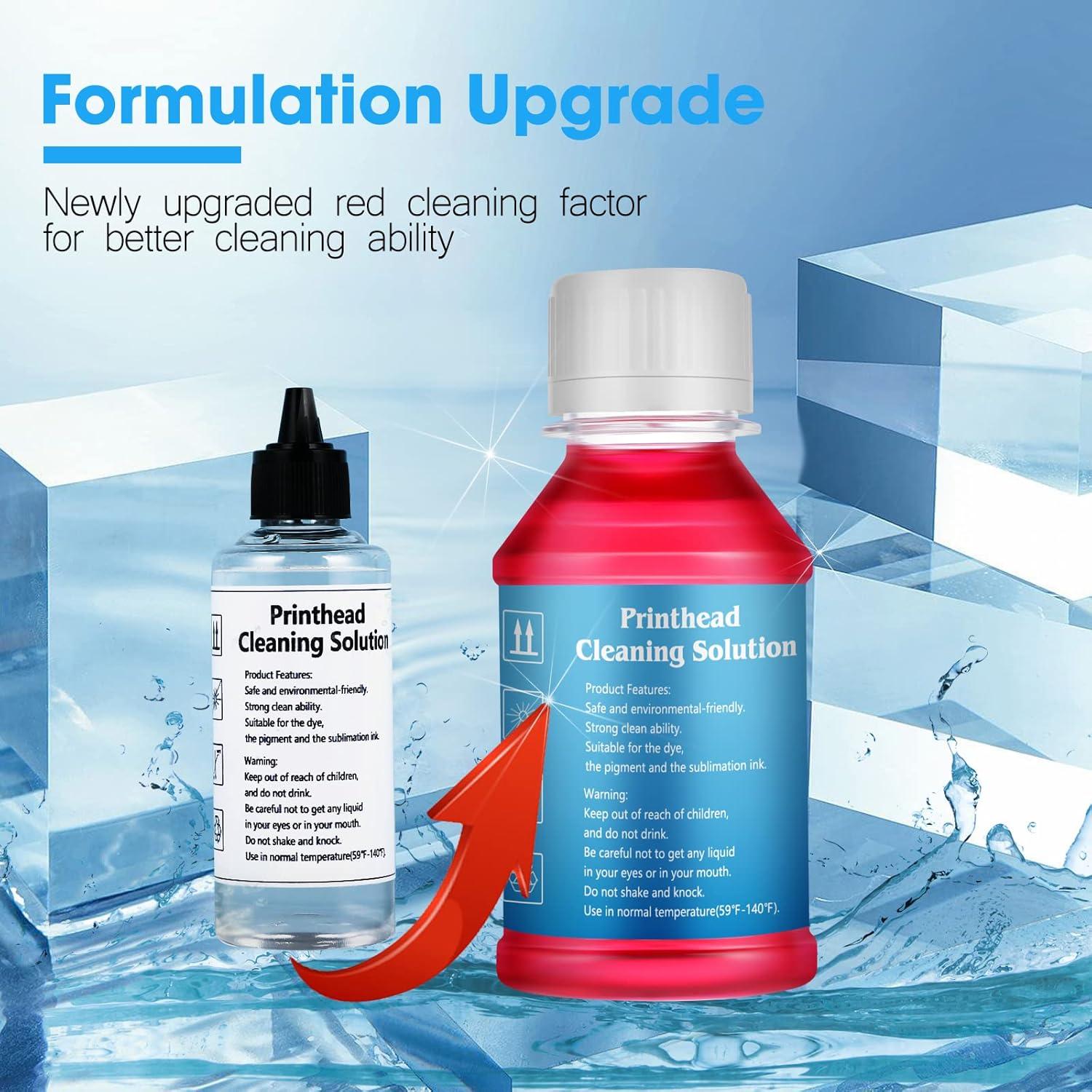 Kit de limpieza de cabezales de impresión CoYlBod 100 ml para Epson