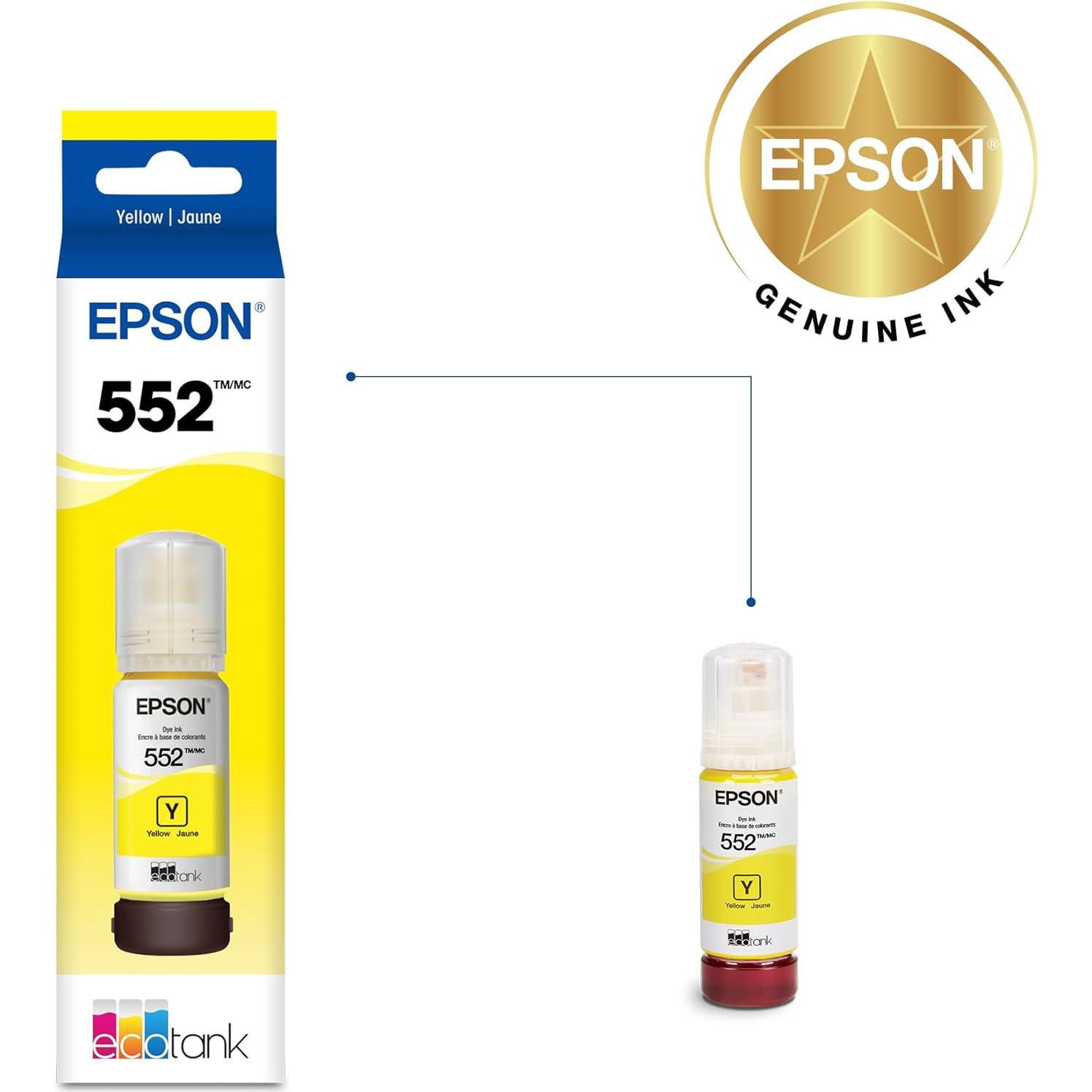 Tinta Amarilla Epson EcoTank T552420-S 70 mL para ET-8500/ET-8550