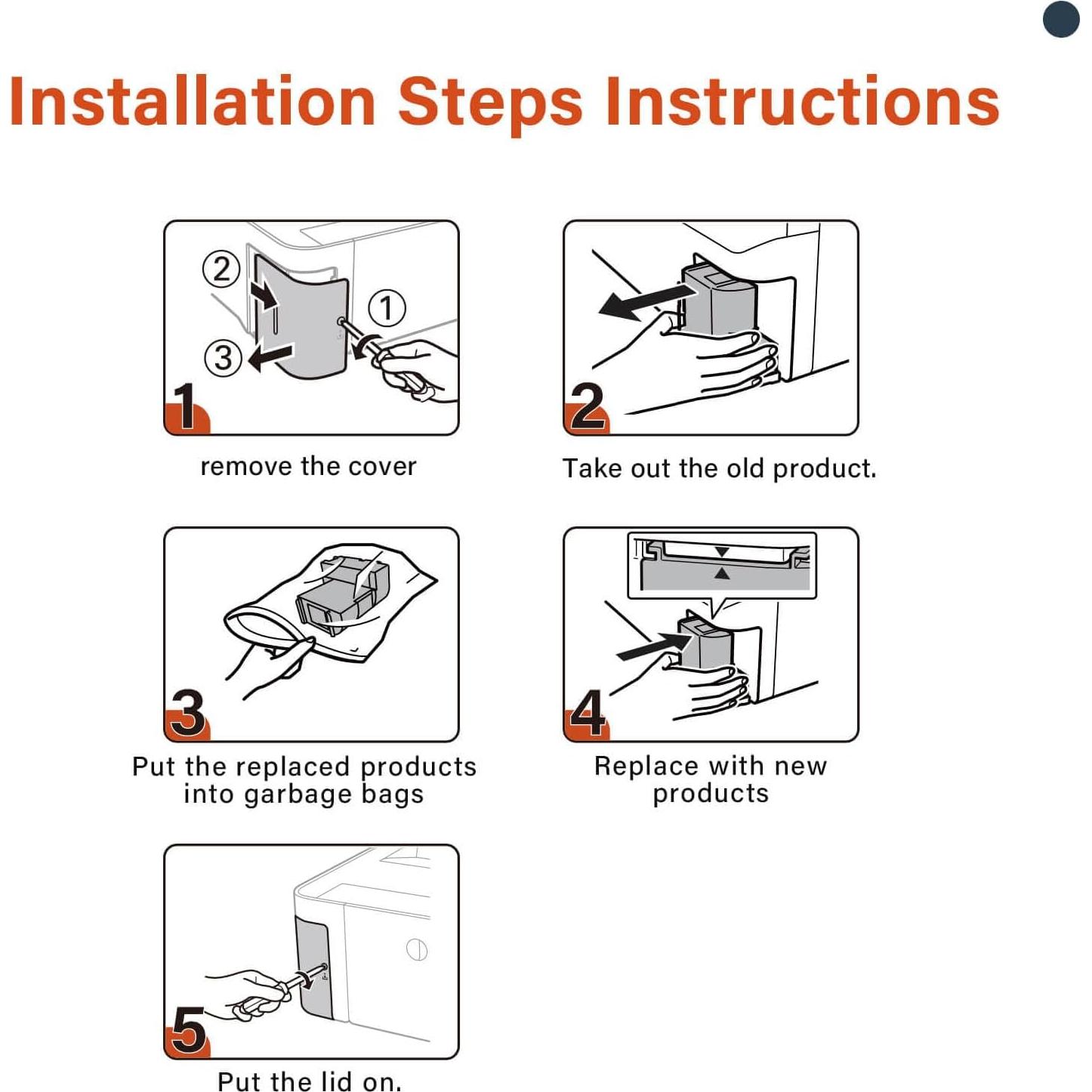 Reemplazo Almohadilla de Tinta Residual Sublimaker ET-2800/ET-4800 (2 Paquetes)