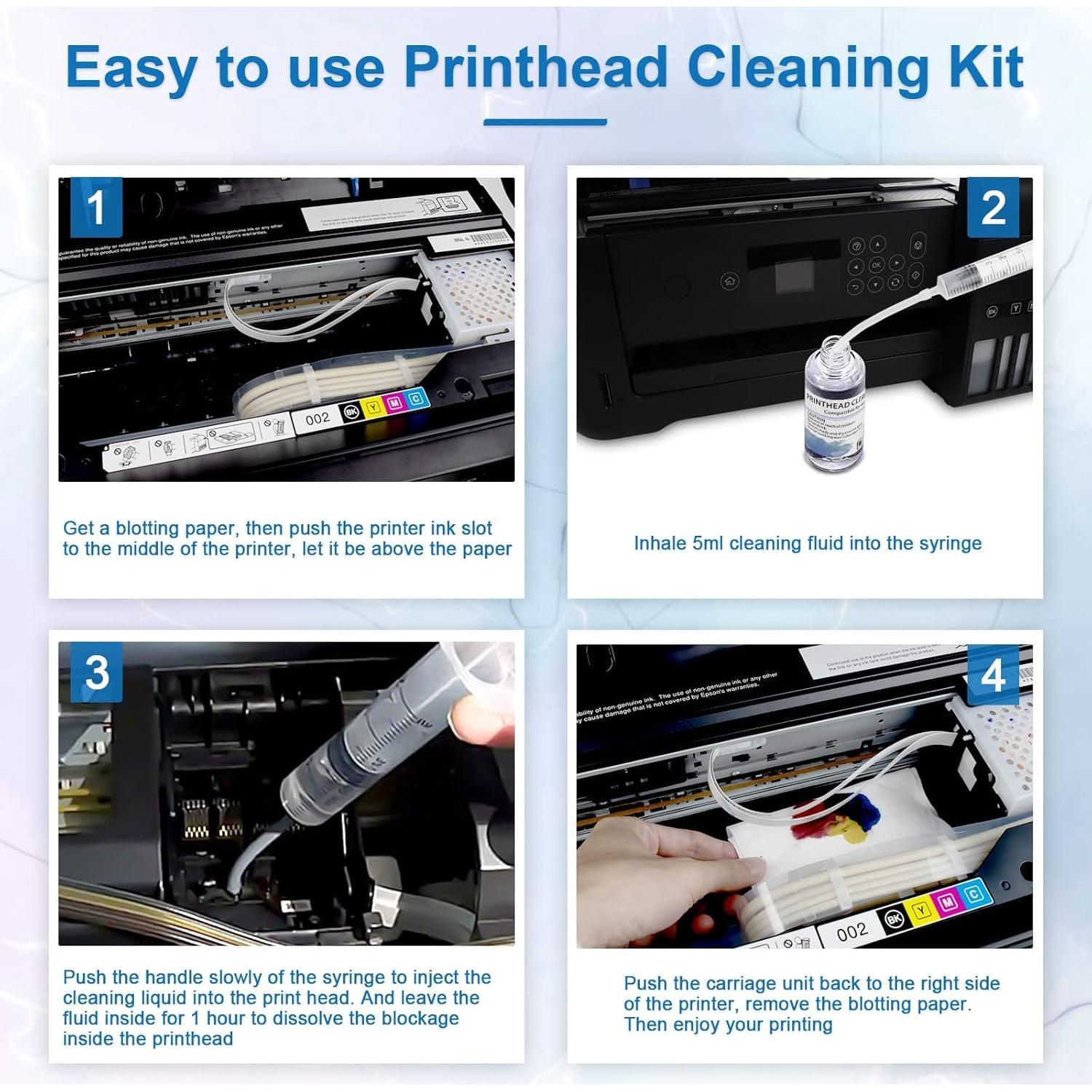 Kit de limpieza de cabezales de impresora Fosgoit 100mL