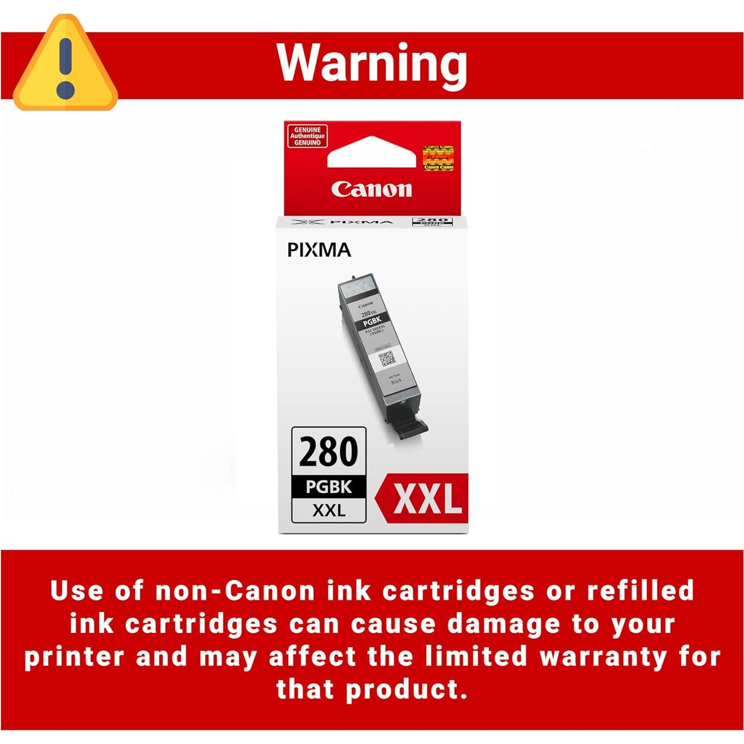 Tinta Negra Pigmento Canon PGI-280XXL Original para Impresoras