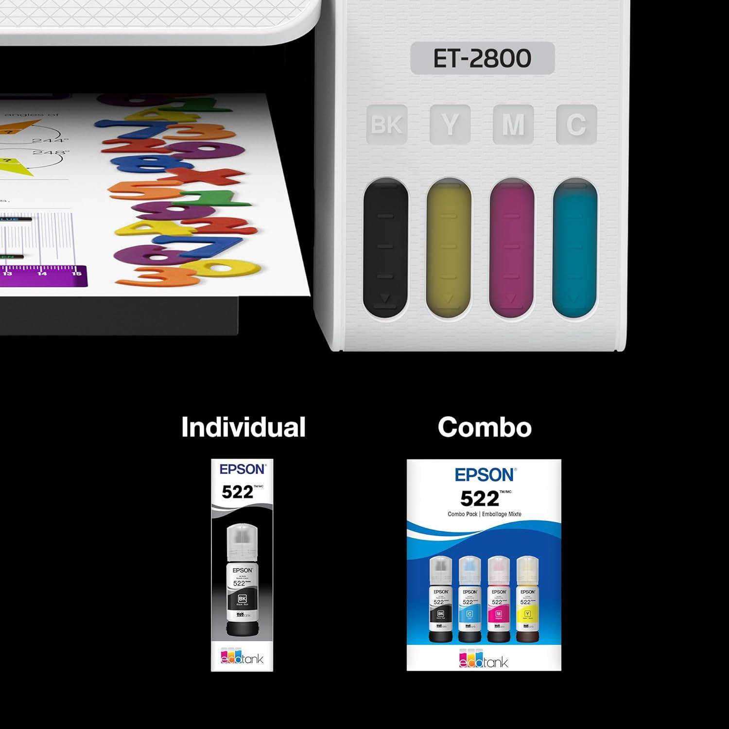 Botella de Tinta Magenta Epson EcoTank T522320-S Ultra Alta Capacidad