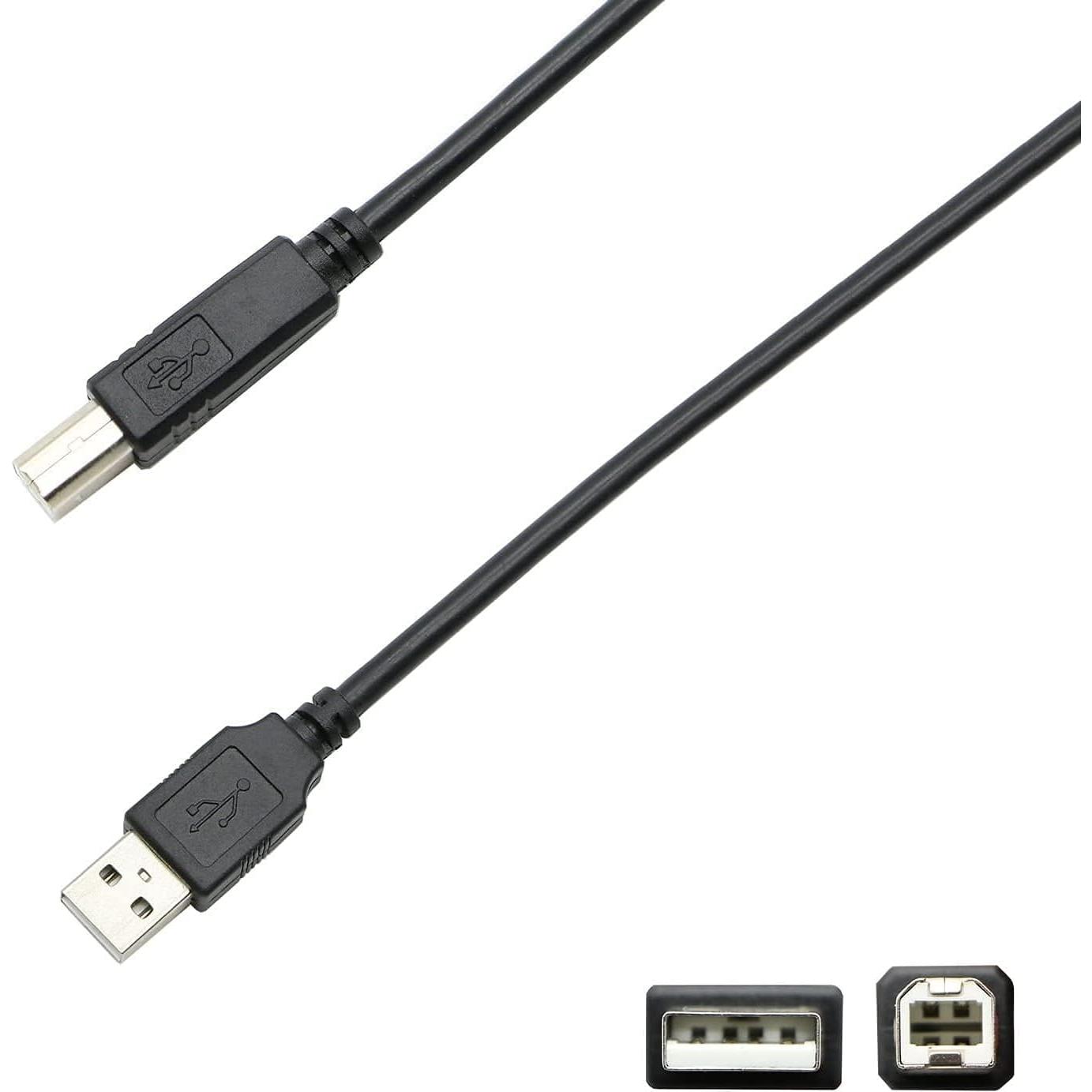 Cable USB 2.0 A a B 3m Storel para Impresoras Epson