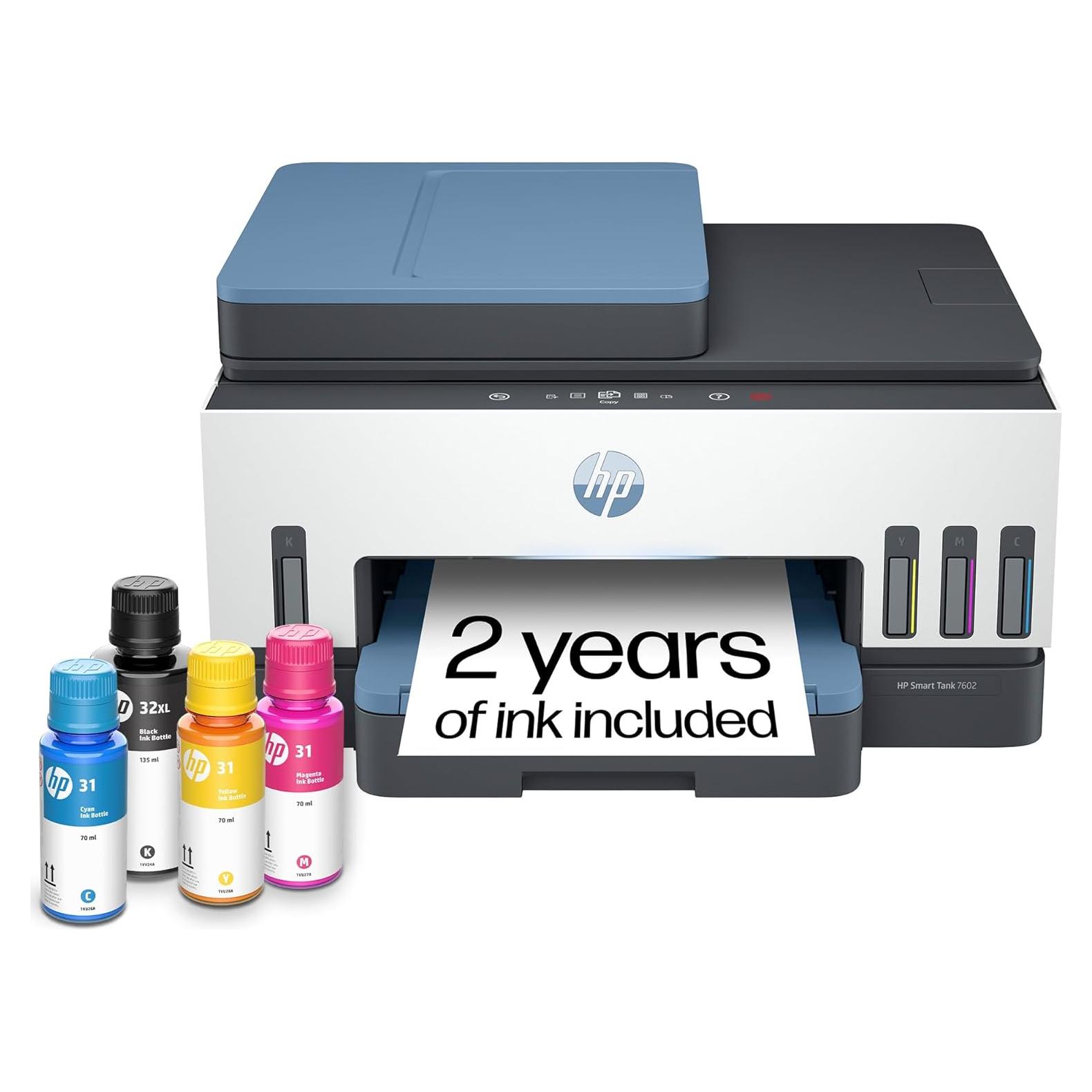 Impresora Multifuncional HP Smart Tank 7602 Inalámbrica