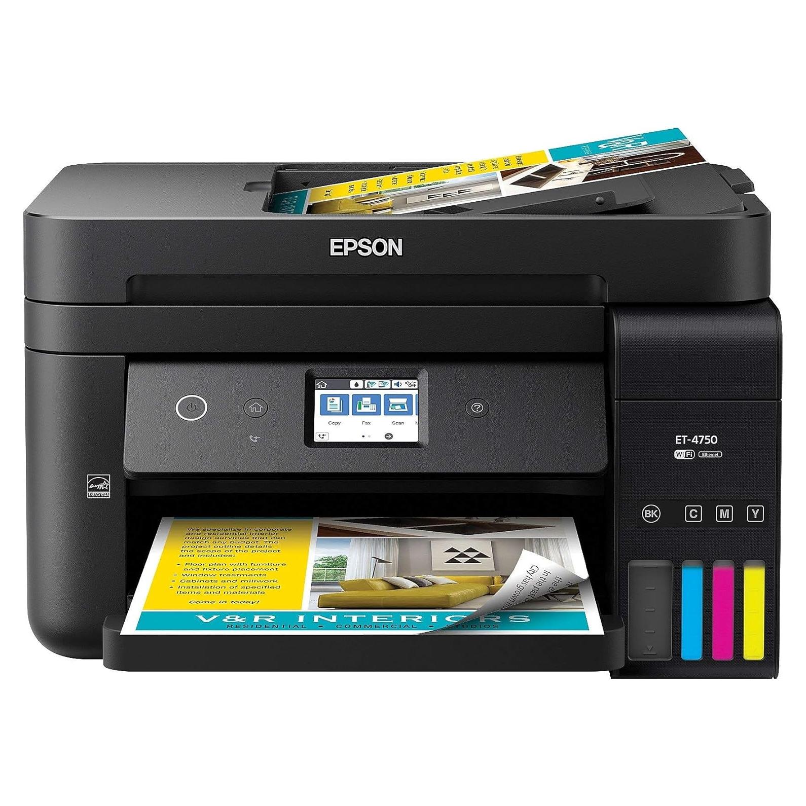 Impresora Multifuncional Epson WorkForce ET-4750 EcoTank