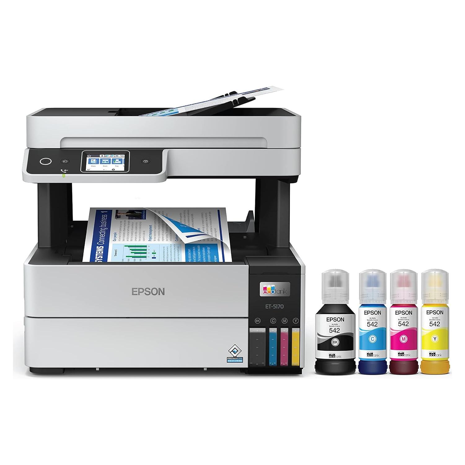 Impresora Epson EcoTank Pro ET-5170 Inalámbrica Todo-en-Uno