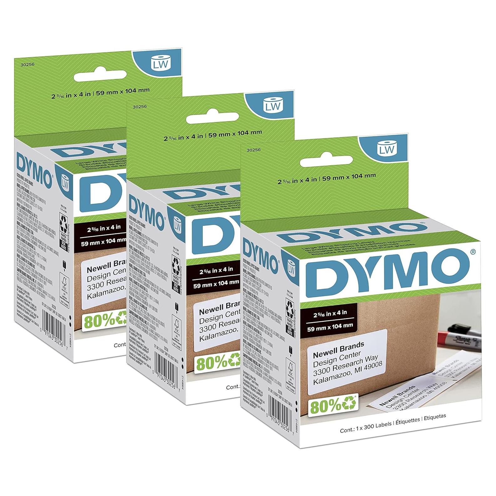 Etiquetas de Envío Grandes DYMO 2-5/16" x 4" - 900 Unidades