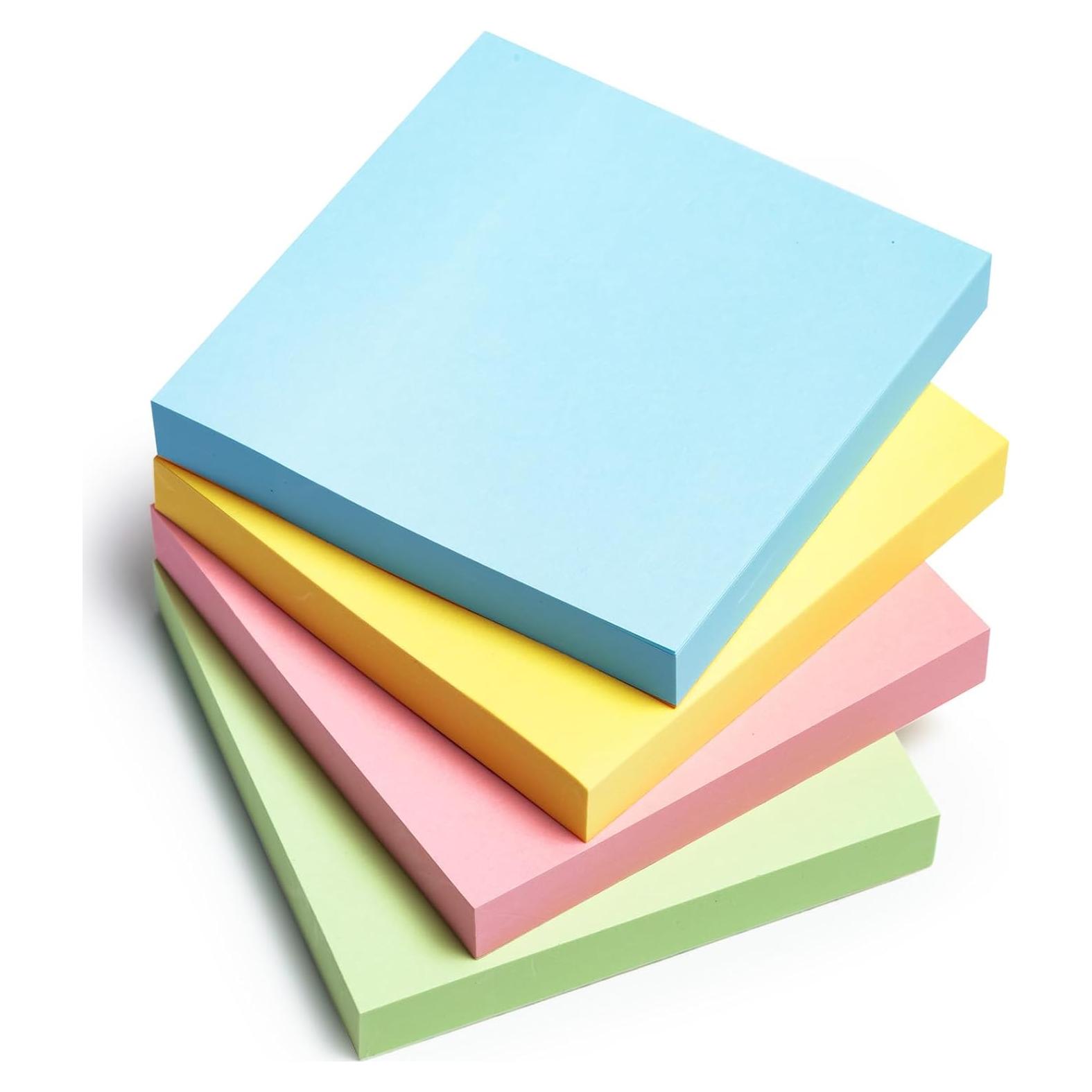 Notas Adhesivas M&G 3x3" 4 Colores Brillantes 400 Hojas