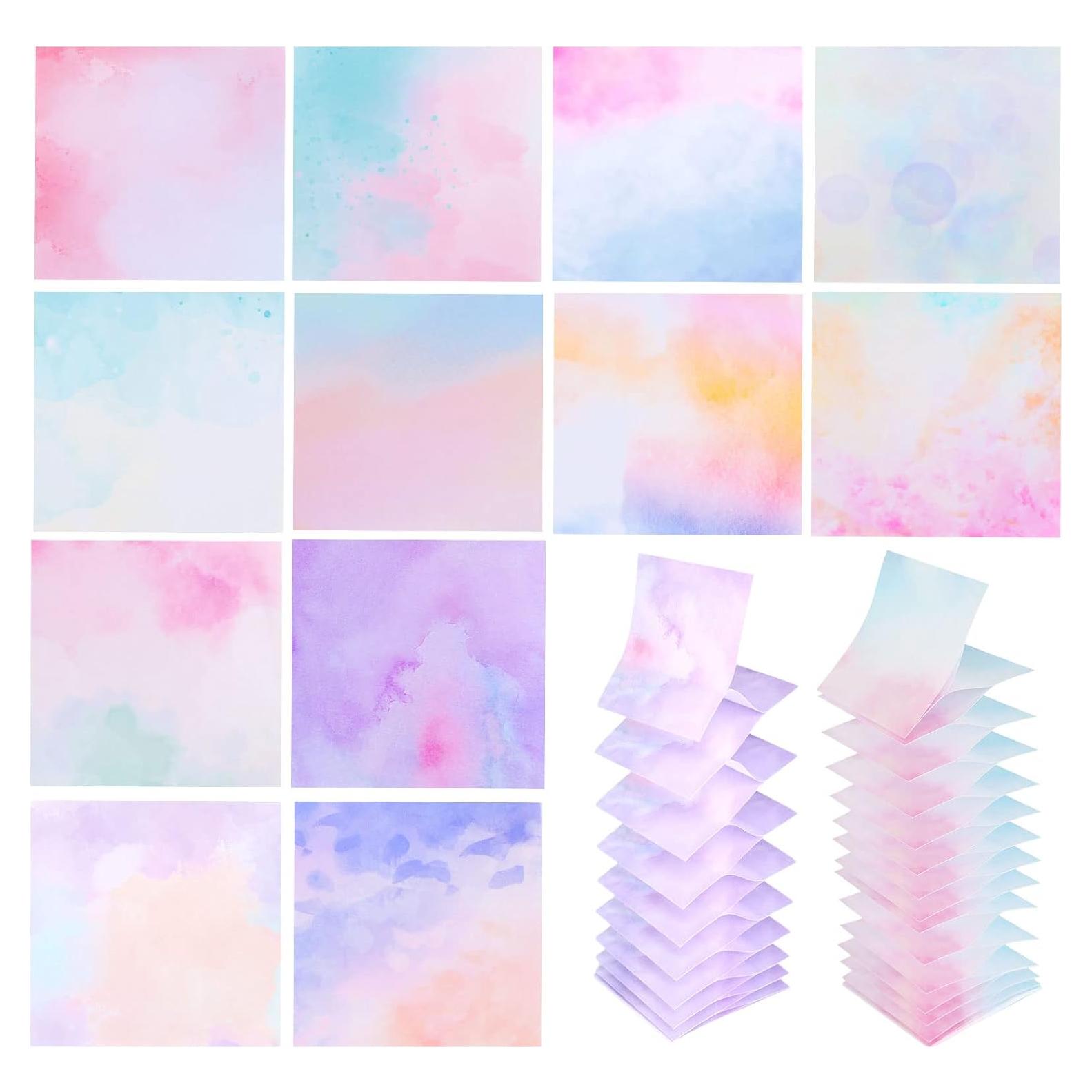 Notas Adhesivas Emergentes FASBET 7.5x7.5 cm 12 Pads Multicolor