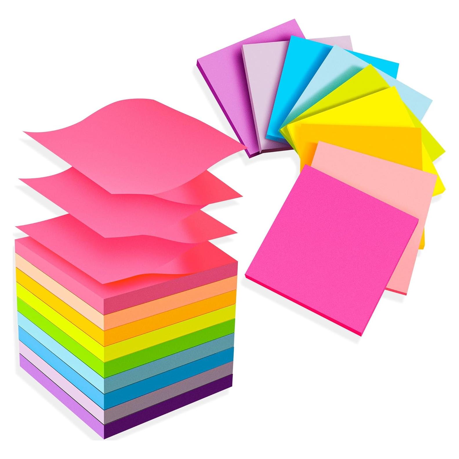 Notas Adhesivas Pop Up TKTB 3x3 cm 18 Pads Brillantes