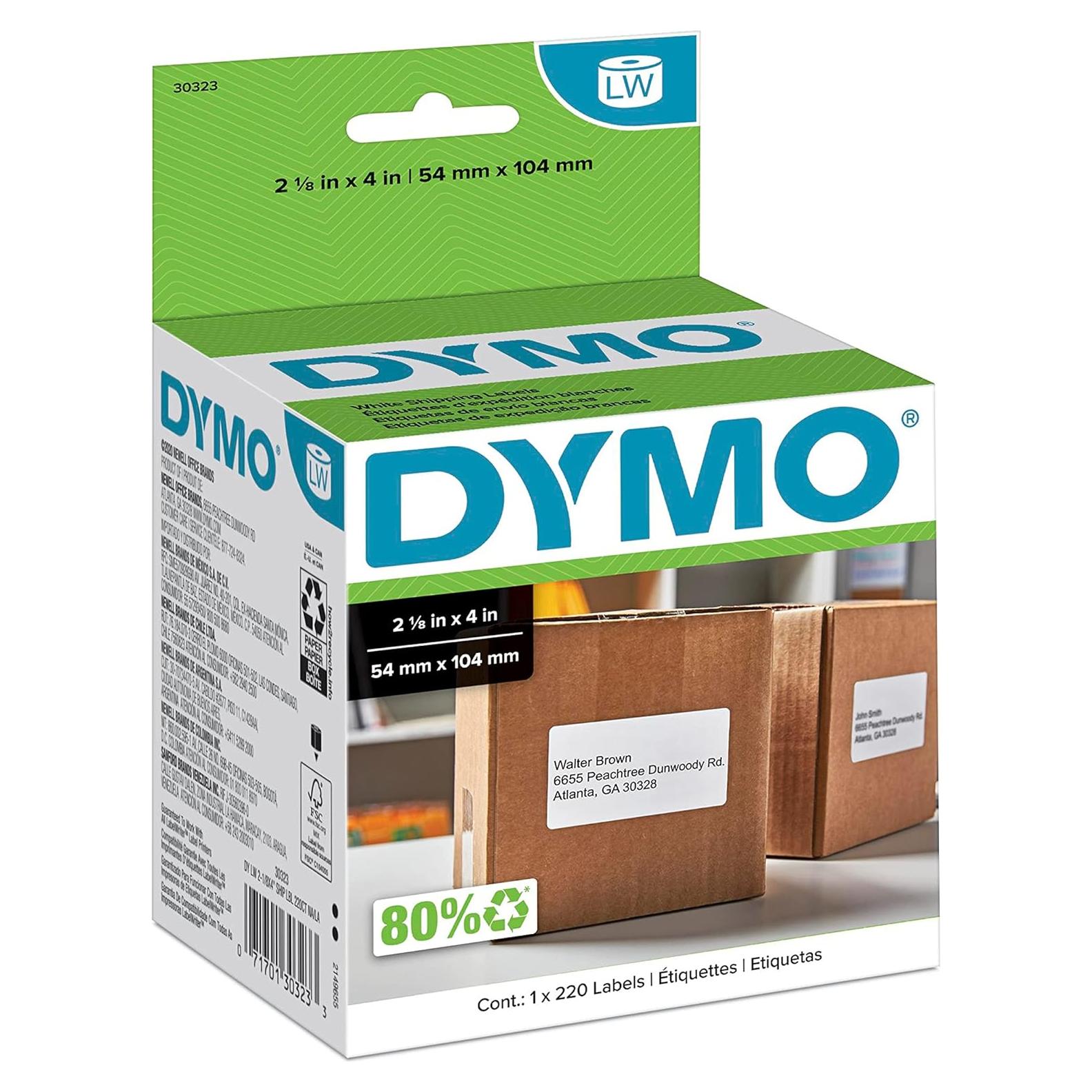 Etiquetas de Envío DYMO LW 5.4x10.2 cm 220 Unidades
