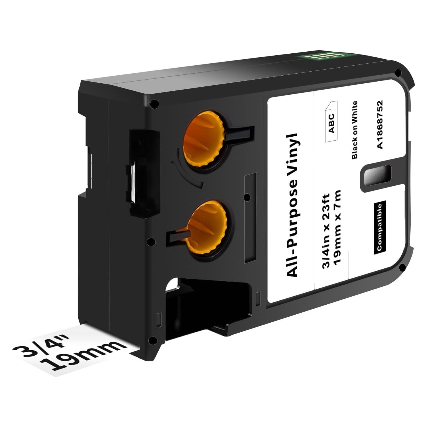 Etiquetas de Vinilo COLORWING 19mm x 7m para Dymo XTL