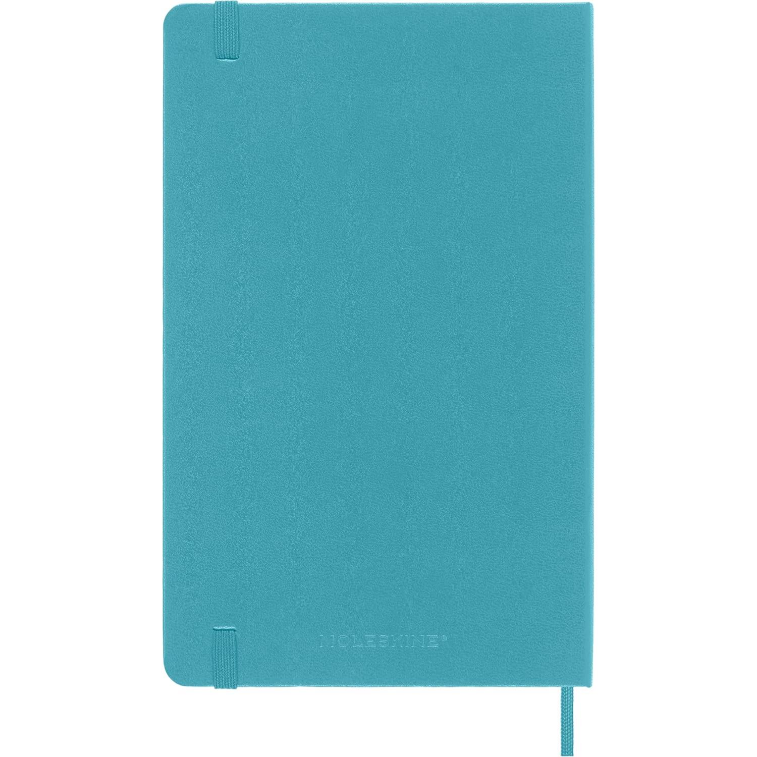 Cuaderno Moleskine Clásico Tapa Dura Grande Rayado Azul