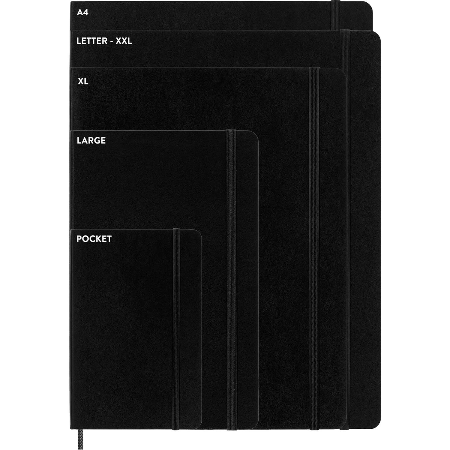 Cuaderno Moleskine Clásico Tapa Blanda XL Rayado Azul 192 Páginas