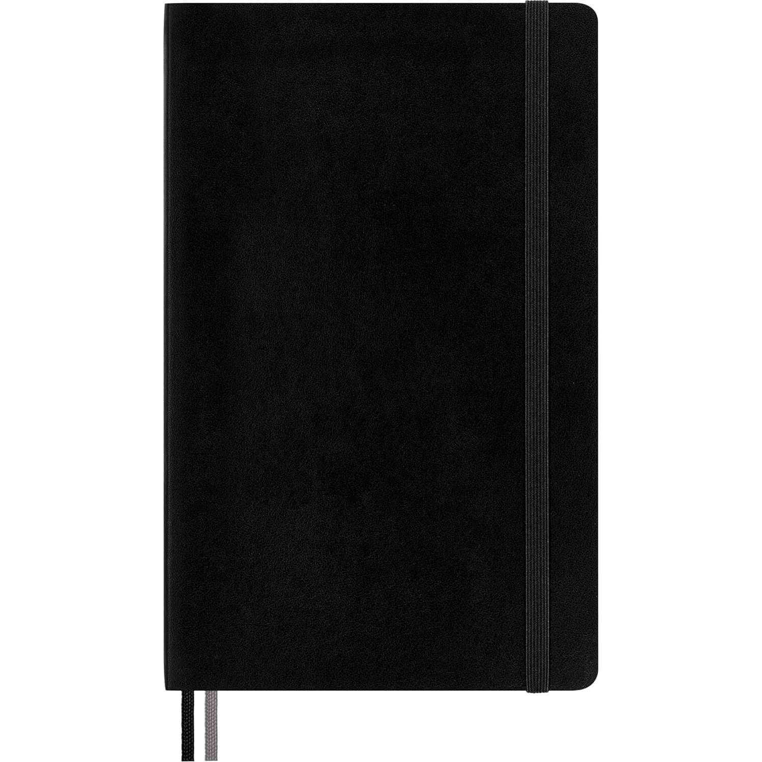 Cuaderno Moleskine Clásico Expandido Tapa Blanda Negro 400 Páginas