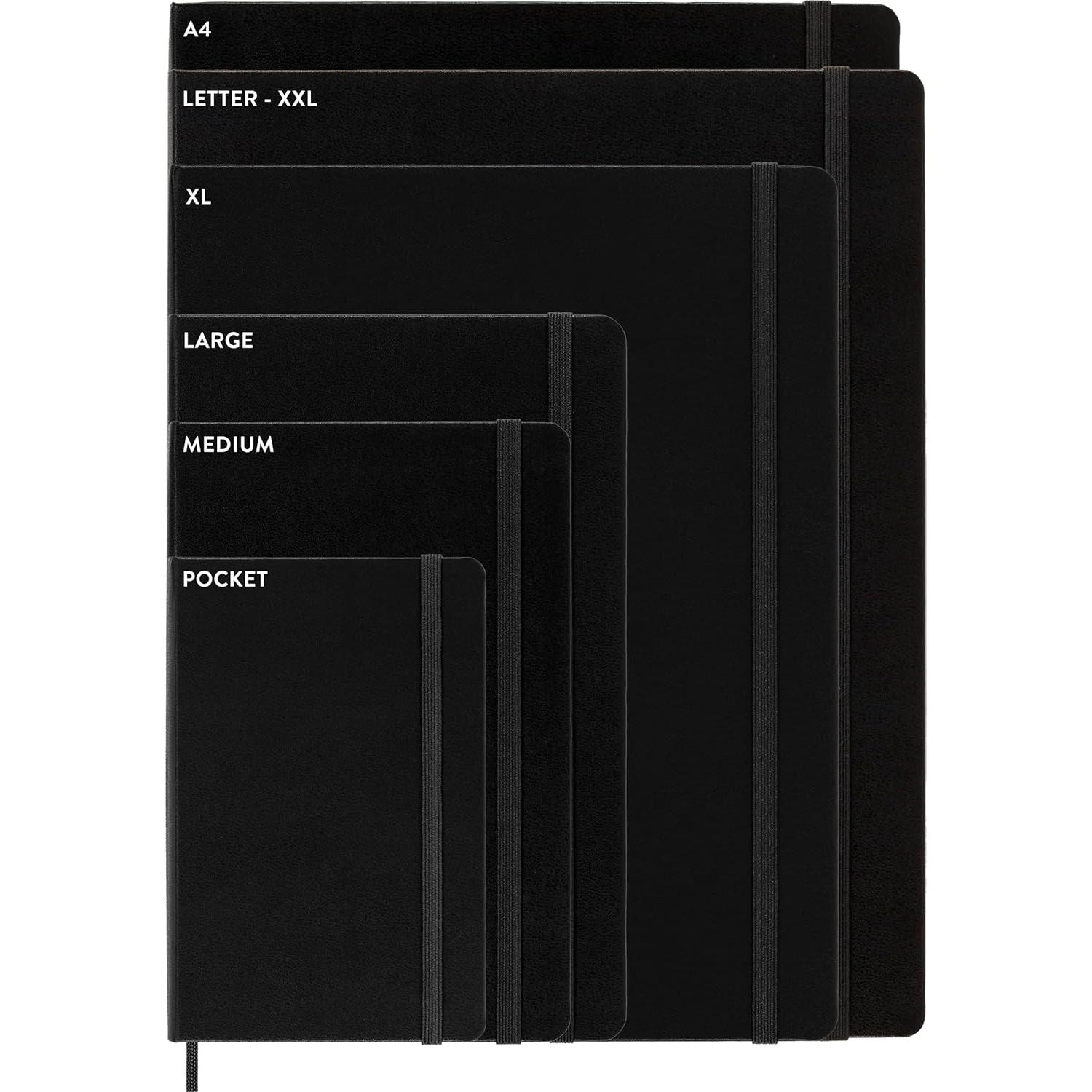 Cuaderno Clásico Moleskine Grande Rayado Azul 12.7x21cm