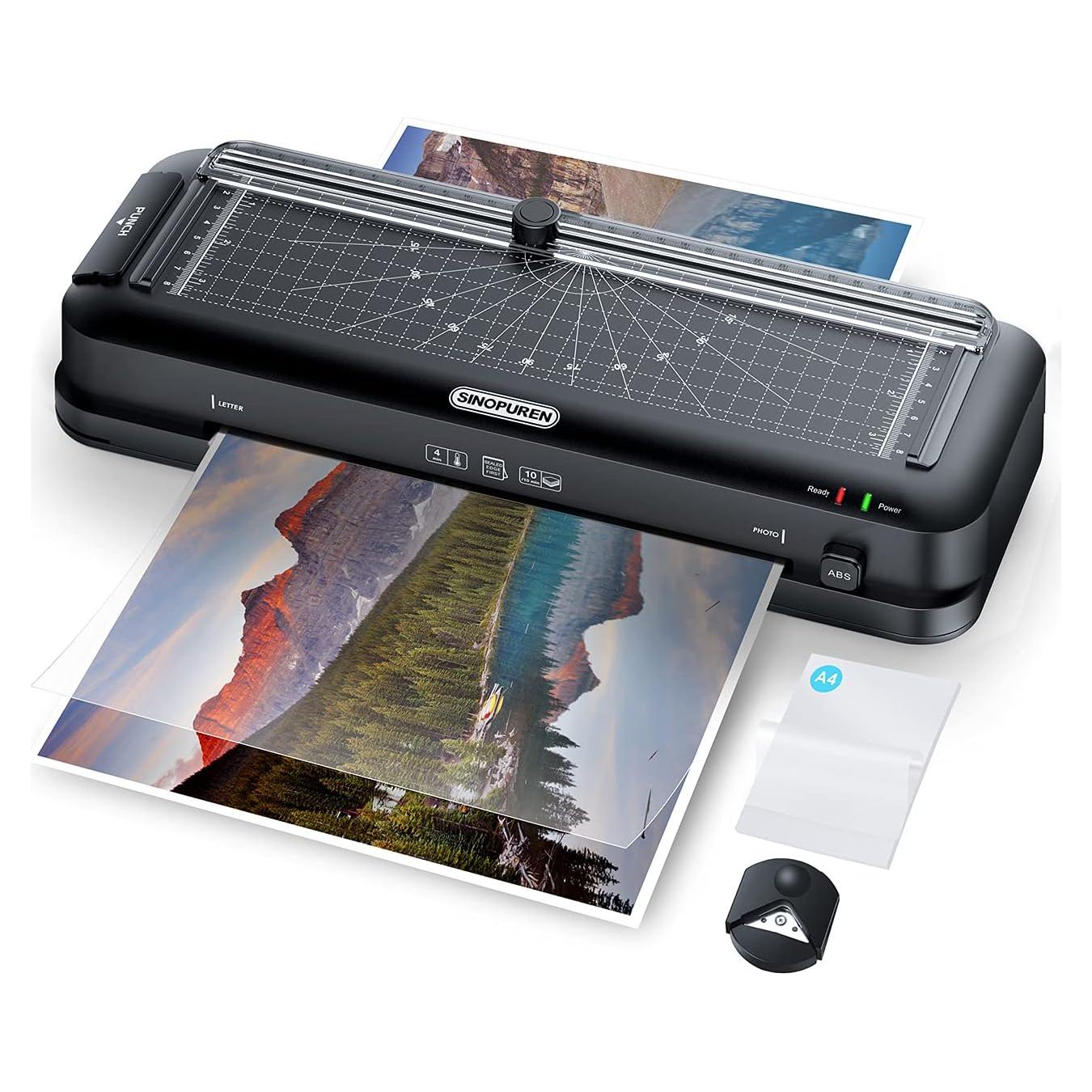 Máquina Laminadora Térmica 9 Pulgadas SINOPUREN 3-en-1