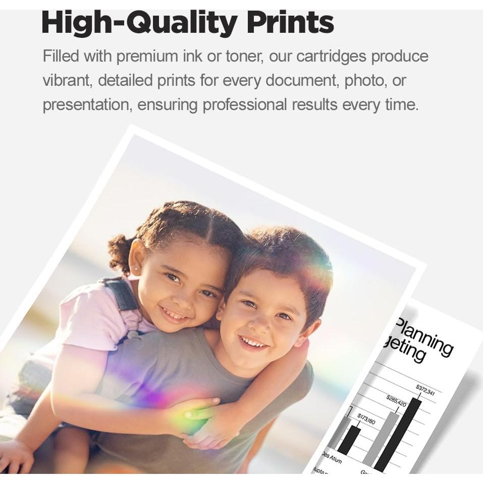 Cartuchos de tinta remanufacturados LD 962XL para HP OfficeJet Pro