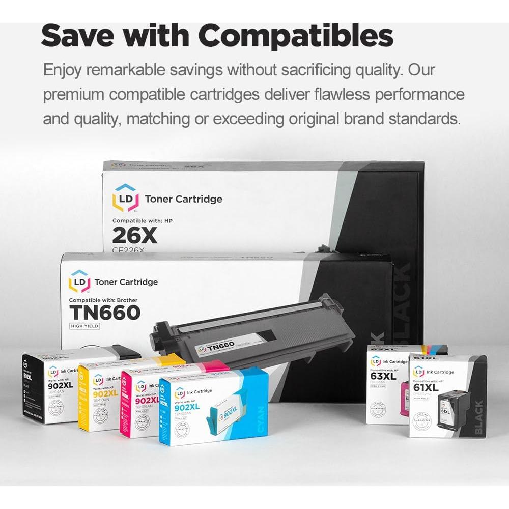 Cartuchos de tinta remanufacturados LD 962XL para HP OfficeJet Pro