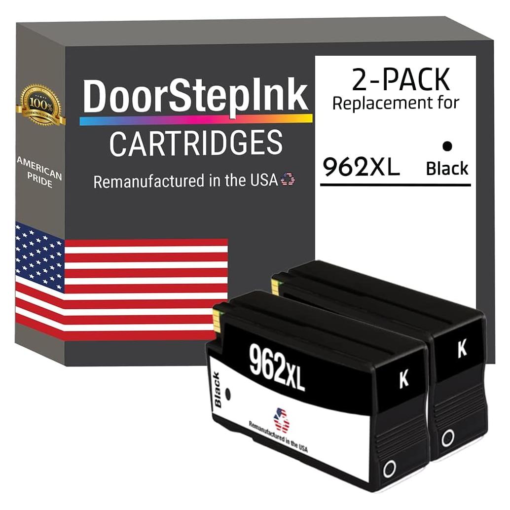 Cartucho de tinta remanufacturado HP 962XL negro 2 para OfficeJet Pro