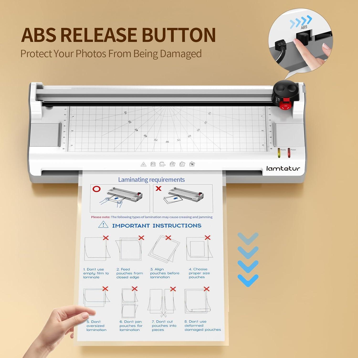 Máquina Laminadora Lamtetur A3 11x17 con 70 Hojas