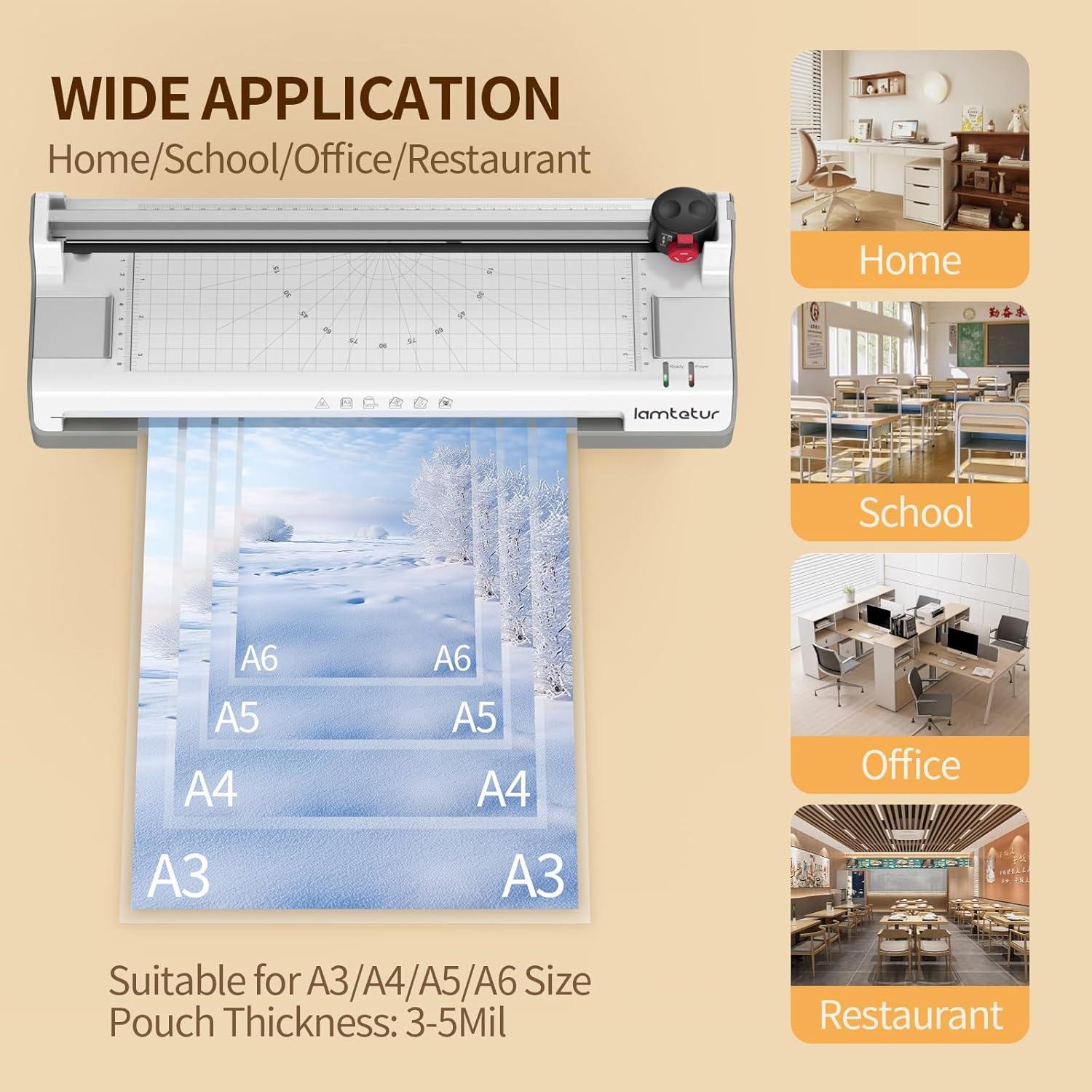 Máquina Laminadora Lamtetur A3 11x17 con 70 Hojas