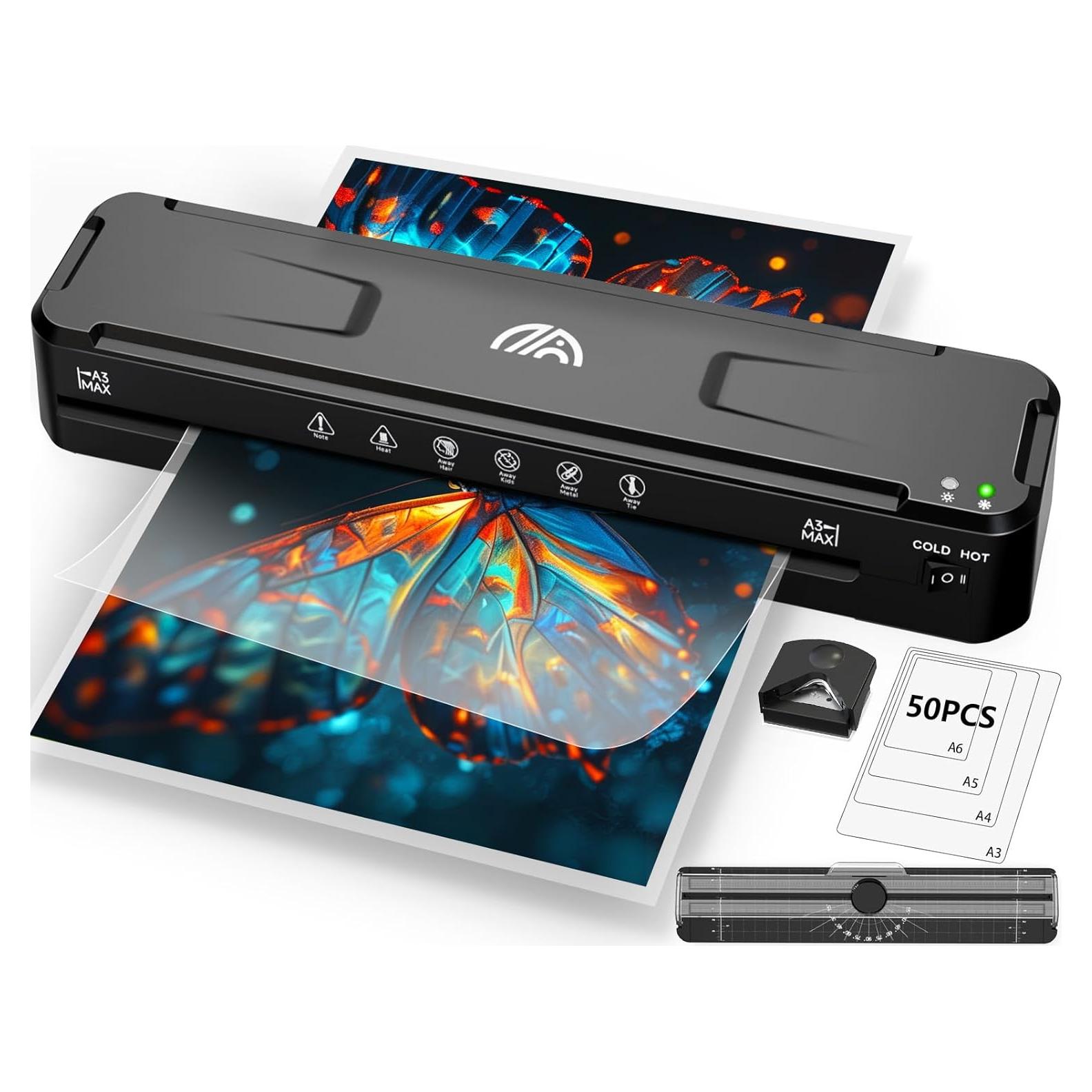 Máquina de Laminado Raycial A3 28x43 cm + 50 Hojas