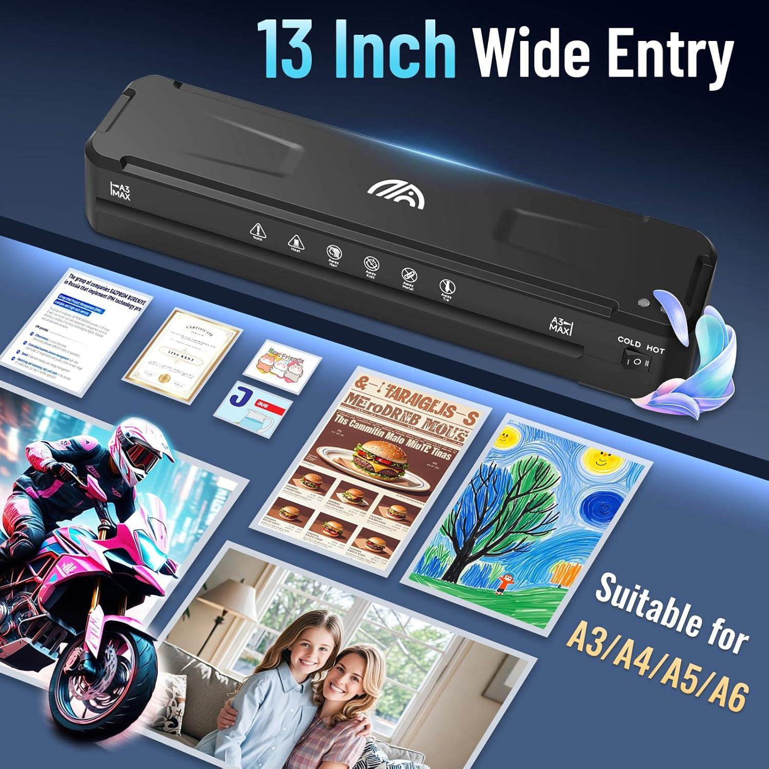 Máquina de Laminado Raycial A3 28x43 cm + 50 Hojas