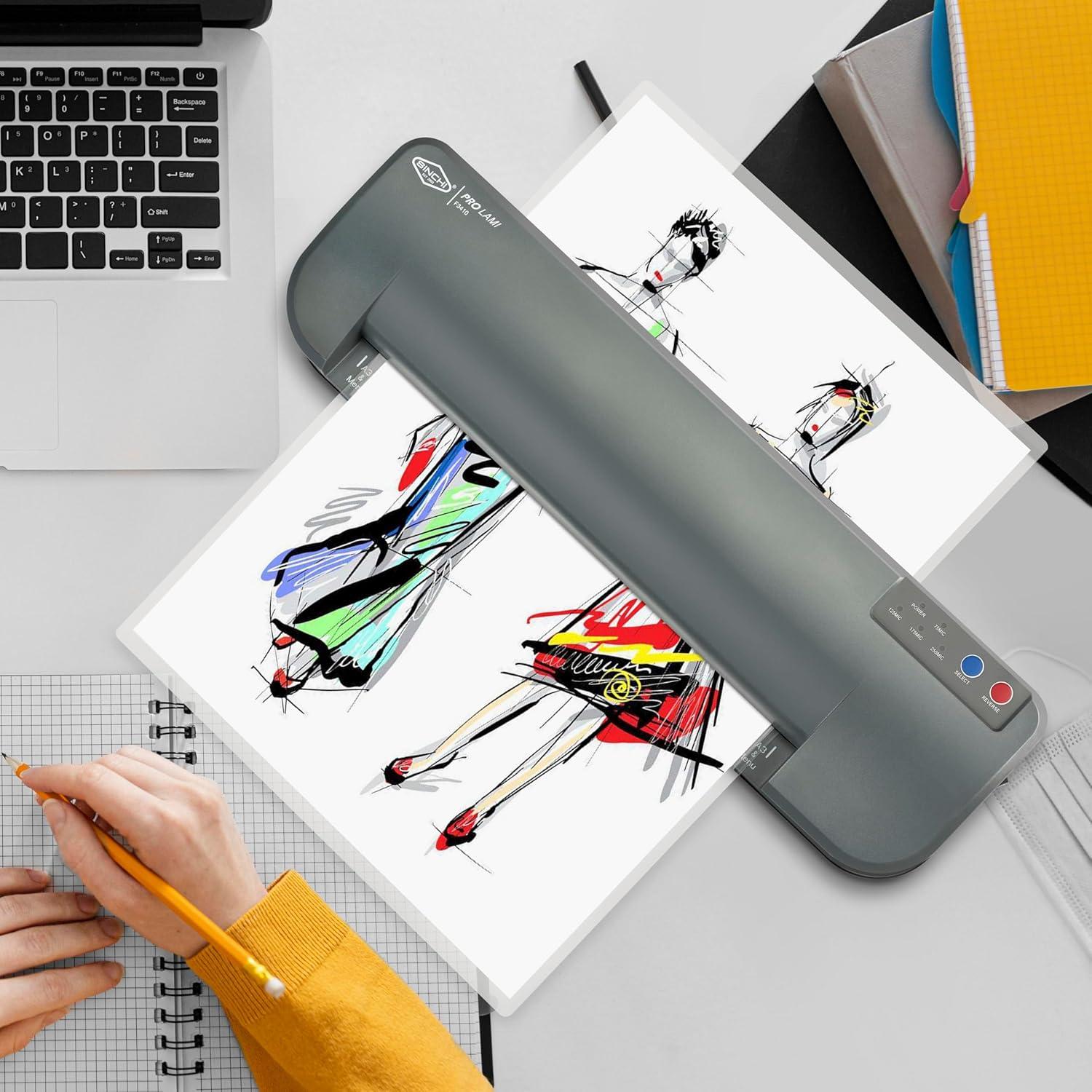 Laminadora Térmica SINCHI F3410 33 cm 3-10 Mil 4 Rodillos