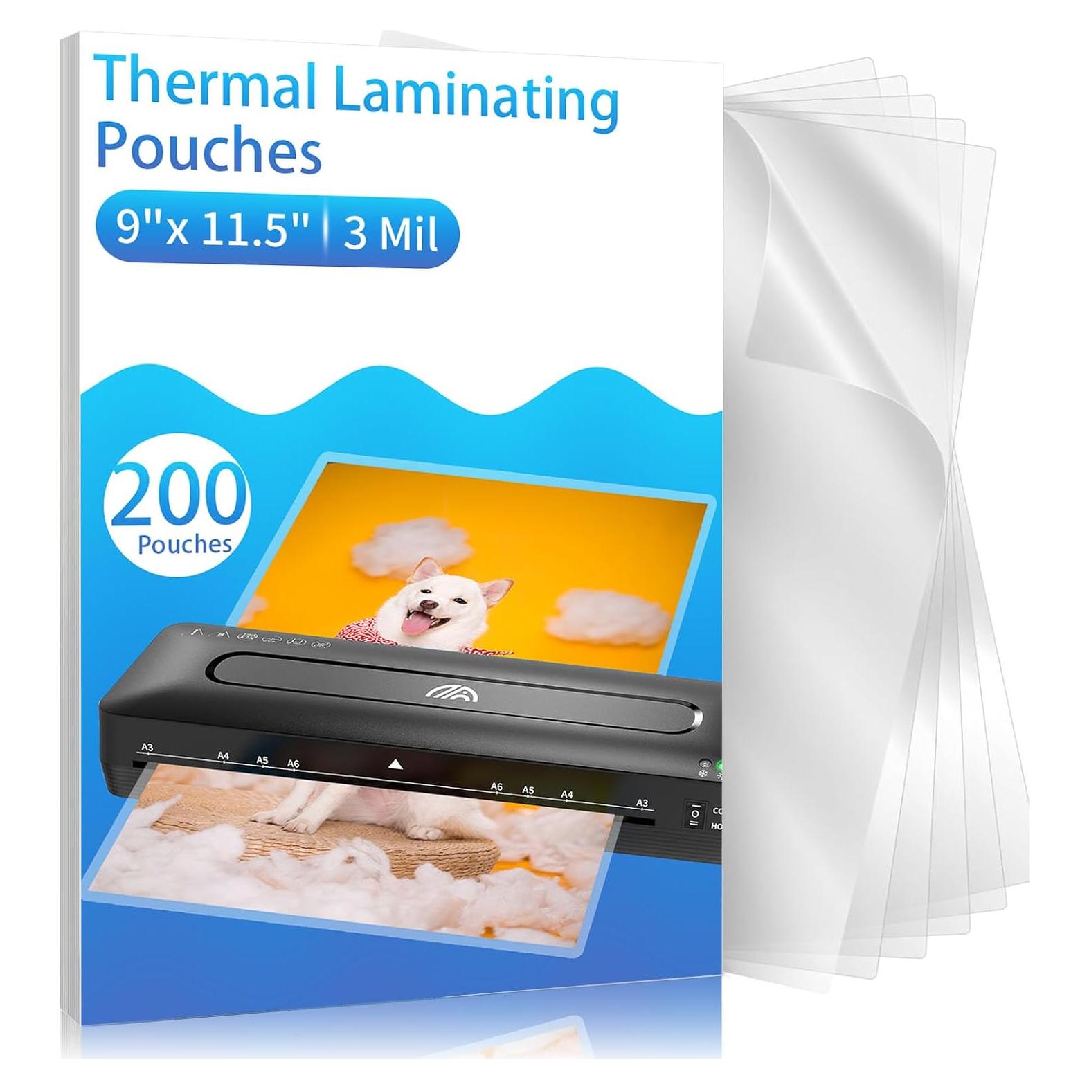 Fundas de Laminado Térmico MultiLabel 22.86x29.21cm 200 Paquetes