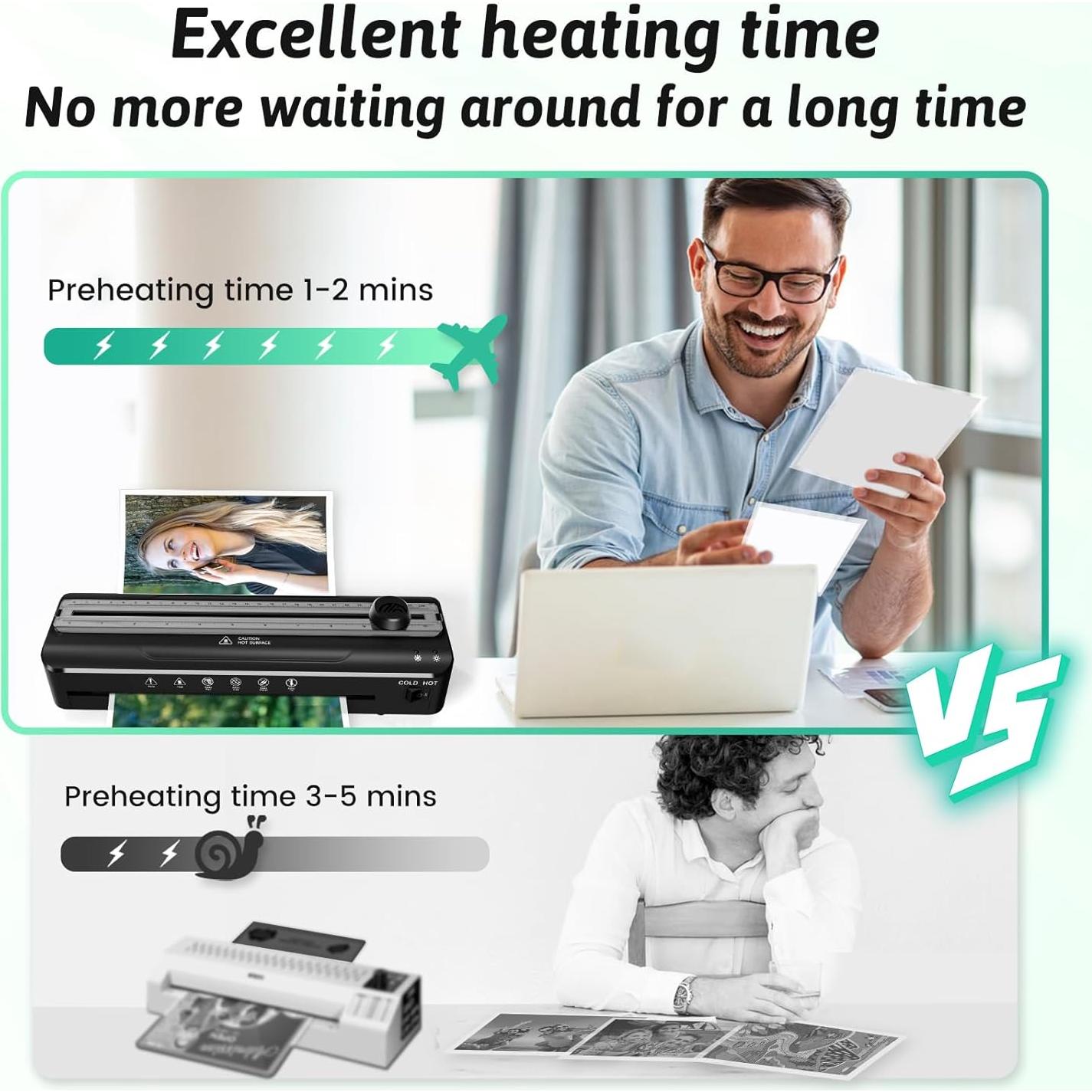 Máquina Laminadora A4 MAXDONE 9 Pulgadas 0.74 kg Doble Modo